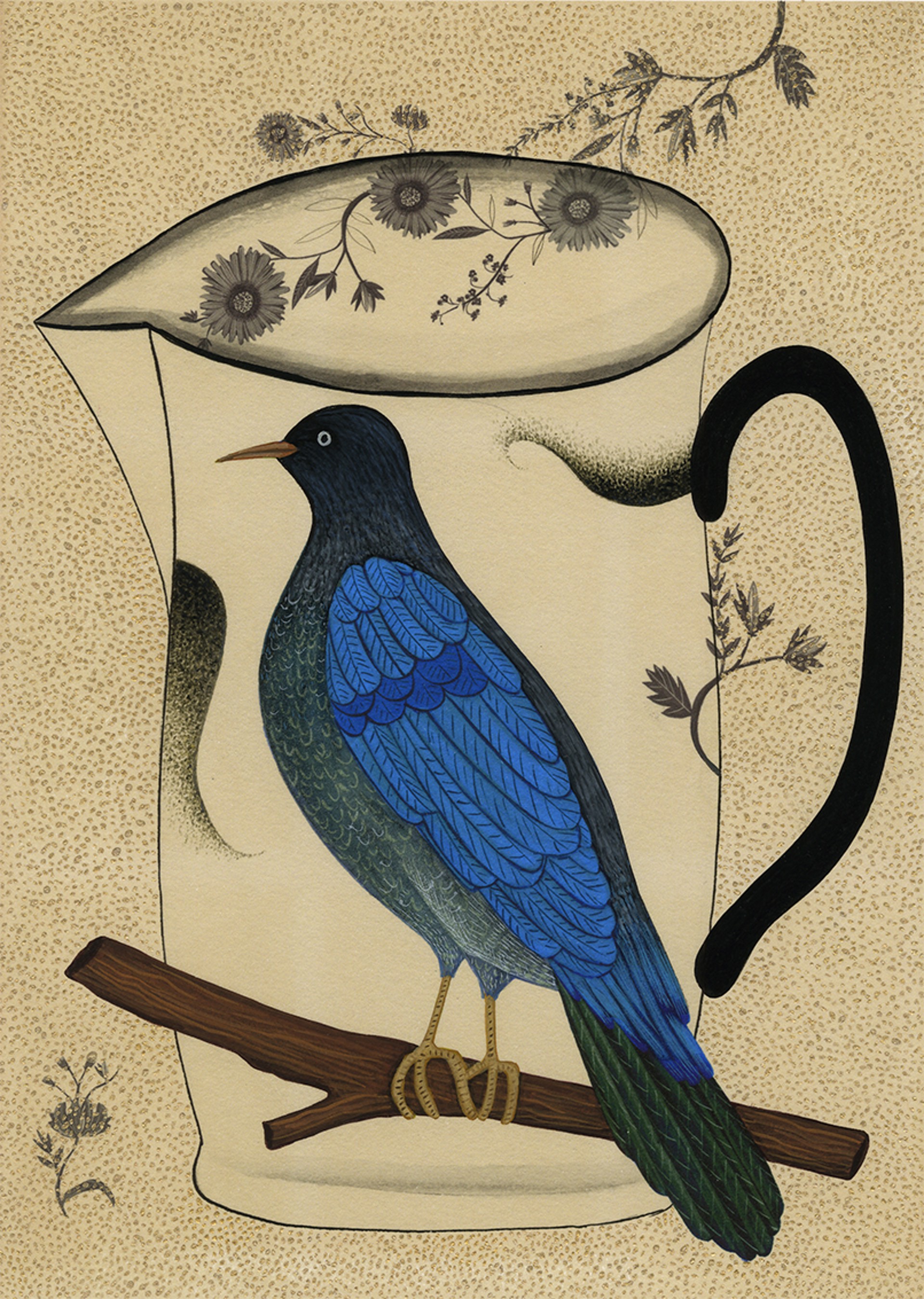 Bird and Pitcher by Anne Smith