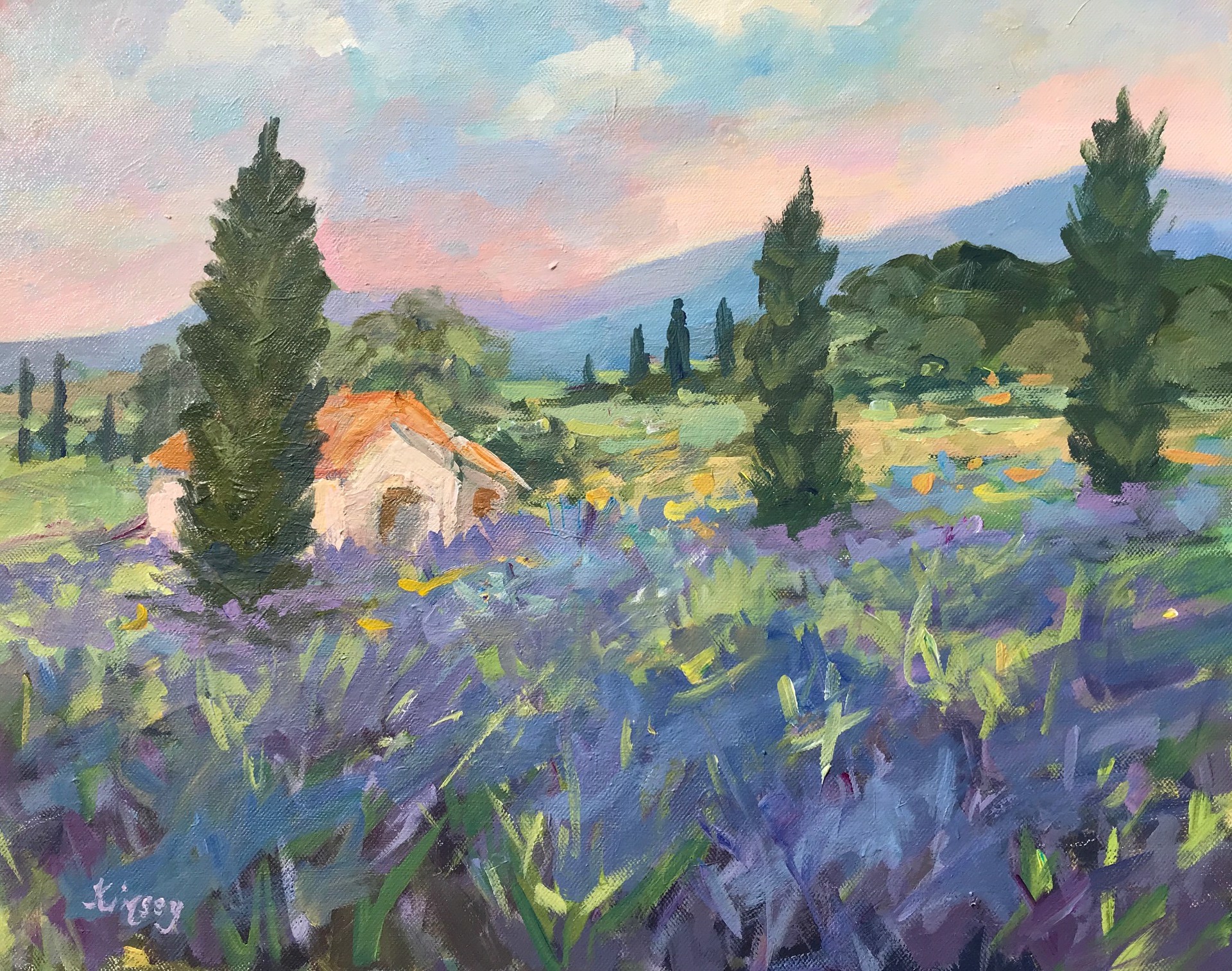 Farmhouse Lavender by Lorraine Kimsey