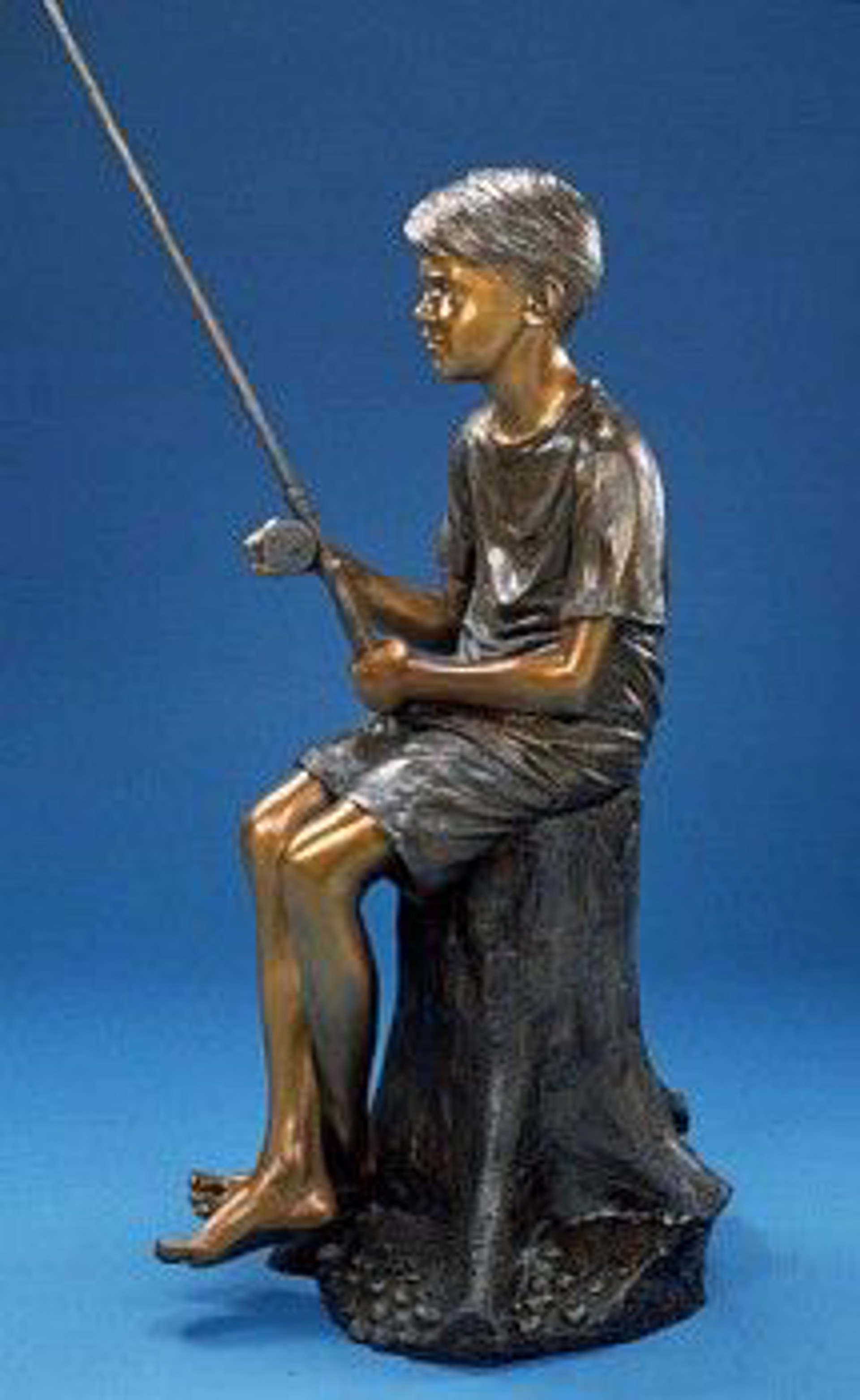 Gone Fishin' by Karl Jensen (sculptor)