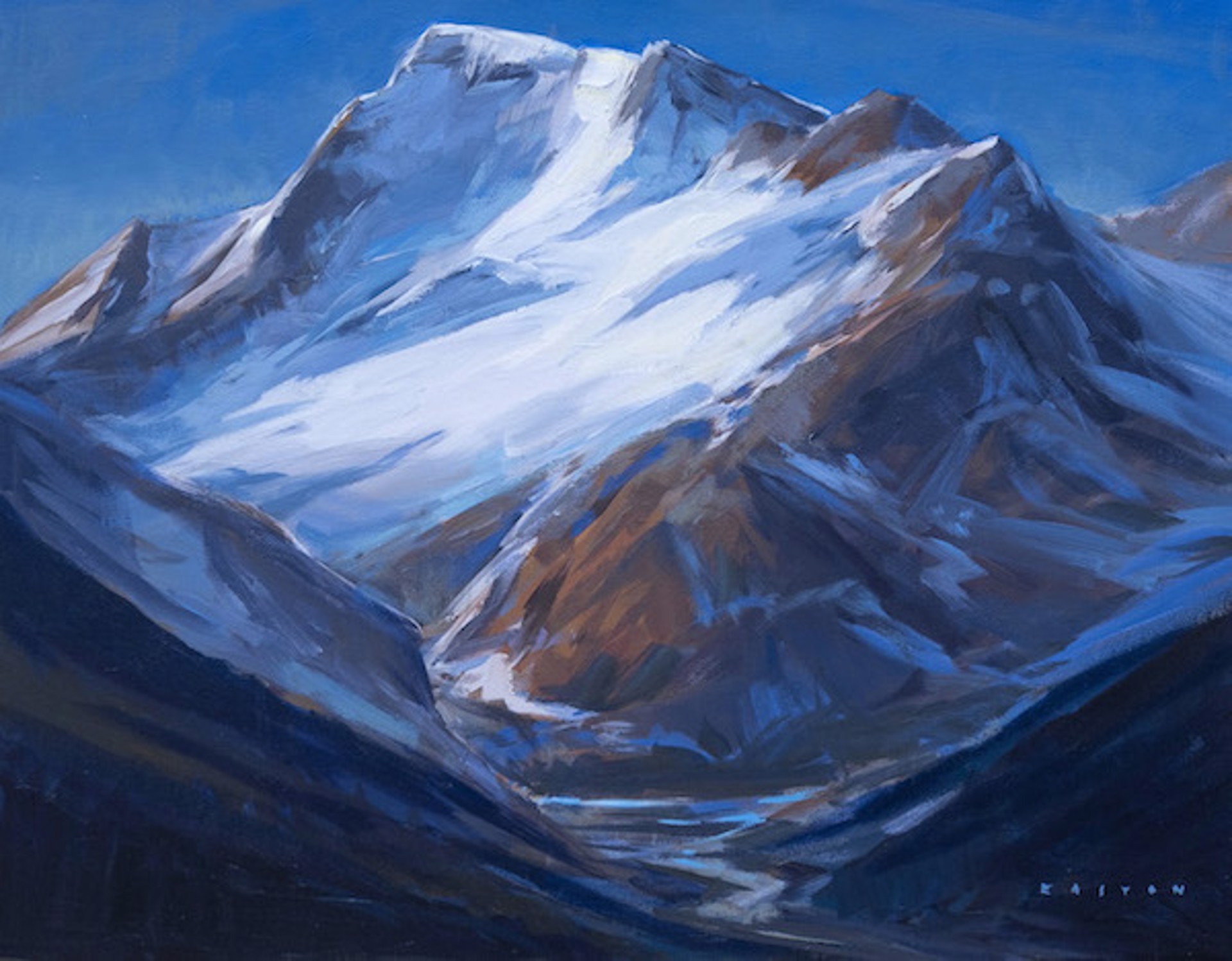 Mount Athabasca Brightness by Charlie Easton
