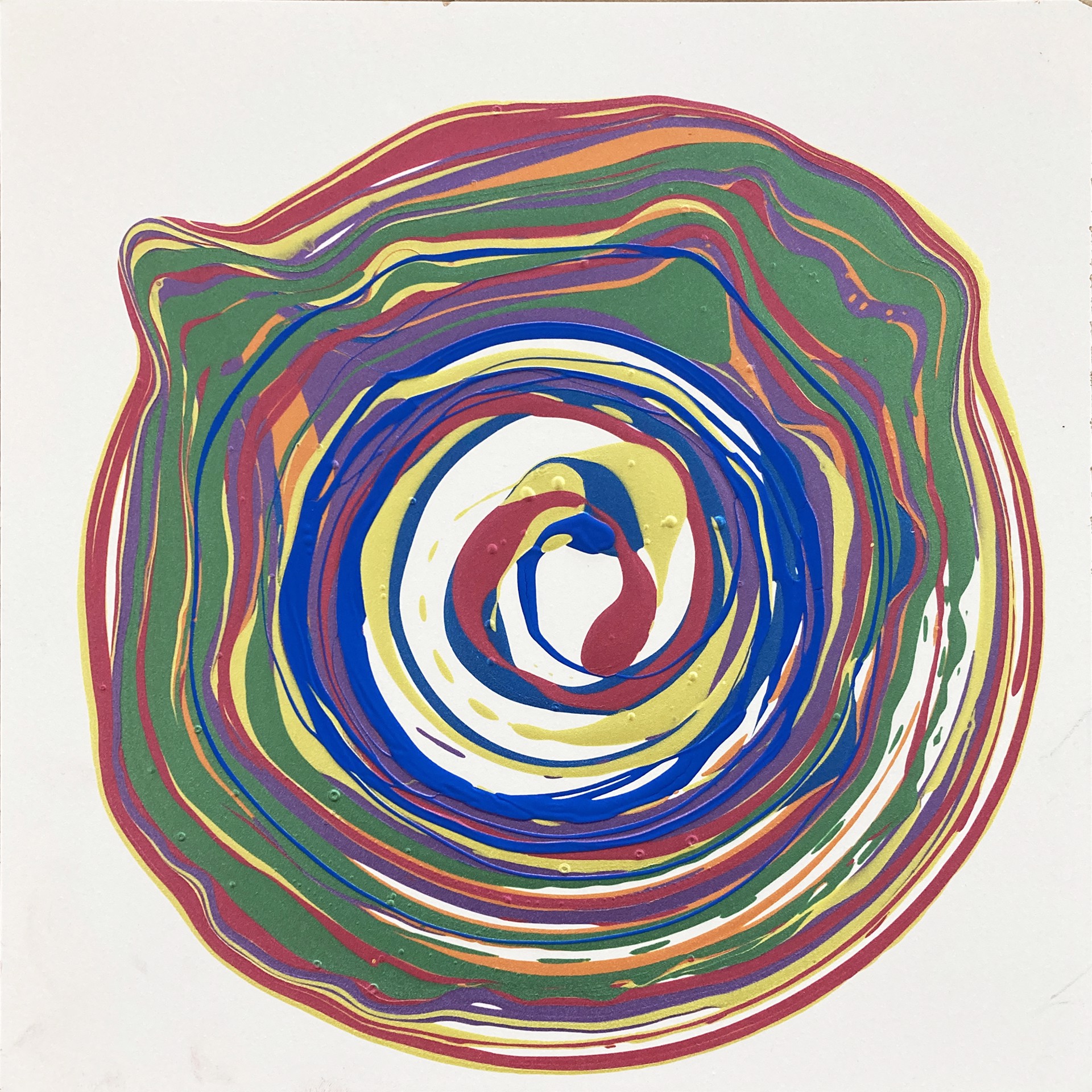 "Rainbow Bullseye" by Artist Unknown, EAS by Autism Academy
