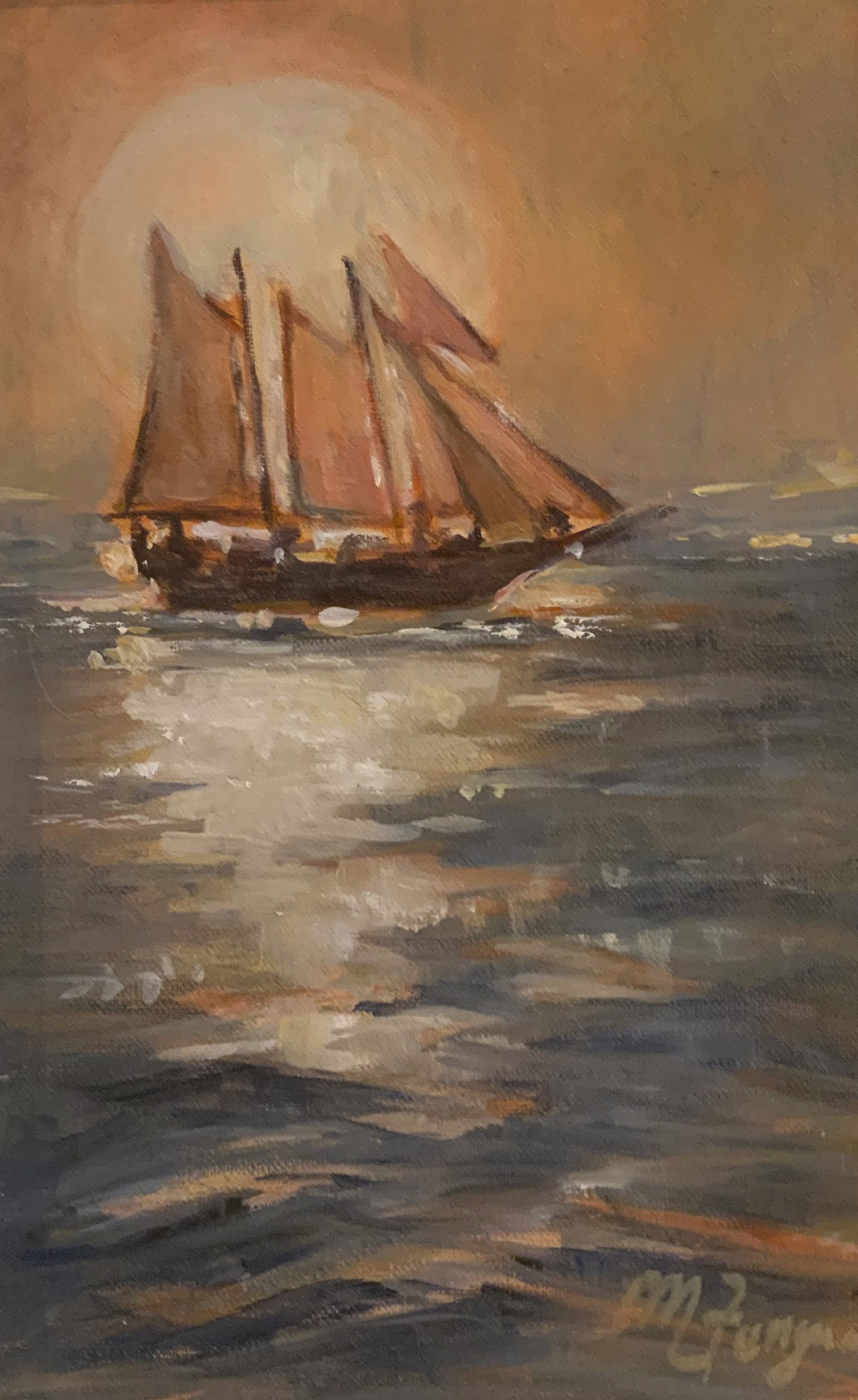 Sailing on the Matanzas by Martha Ferguson