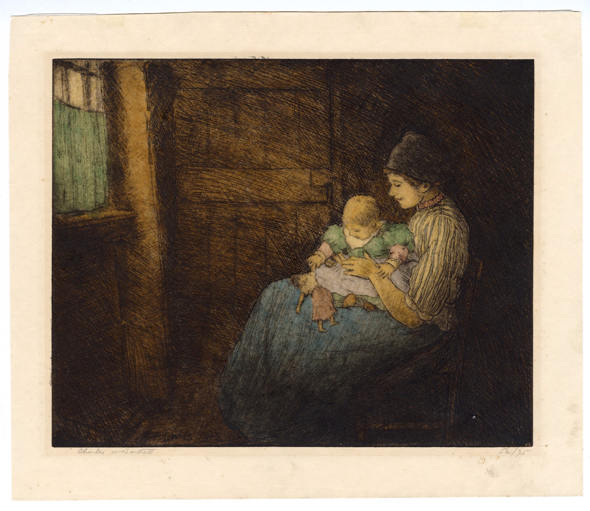 Mother and Child by Charles Bartlett