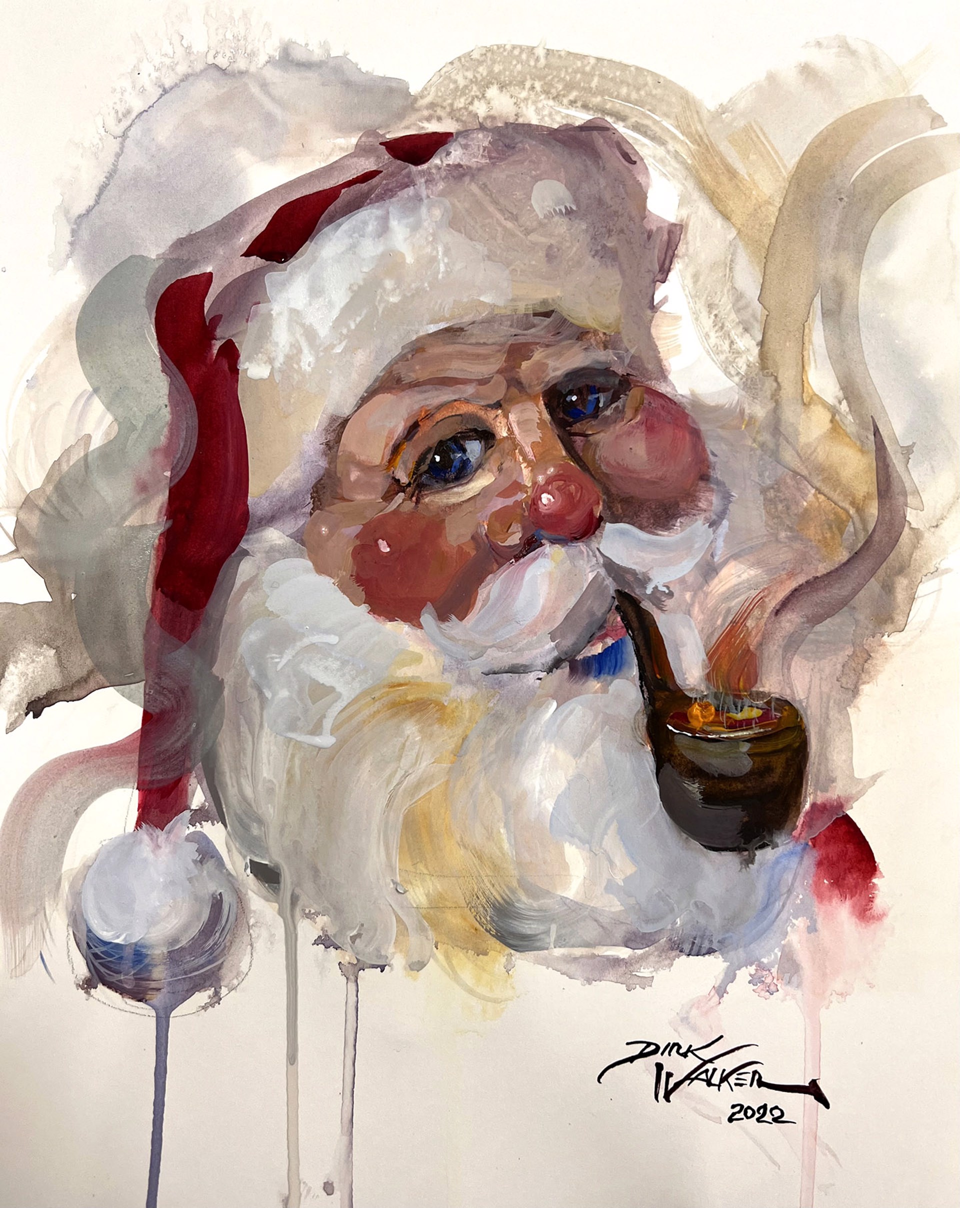 Smoke Swirled Around His Head by Dirk Walker