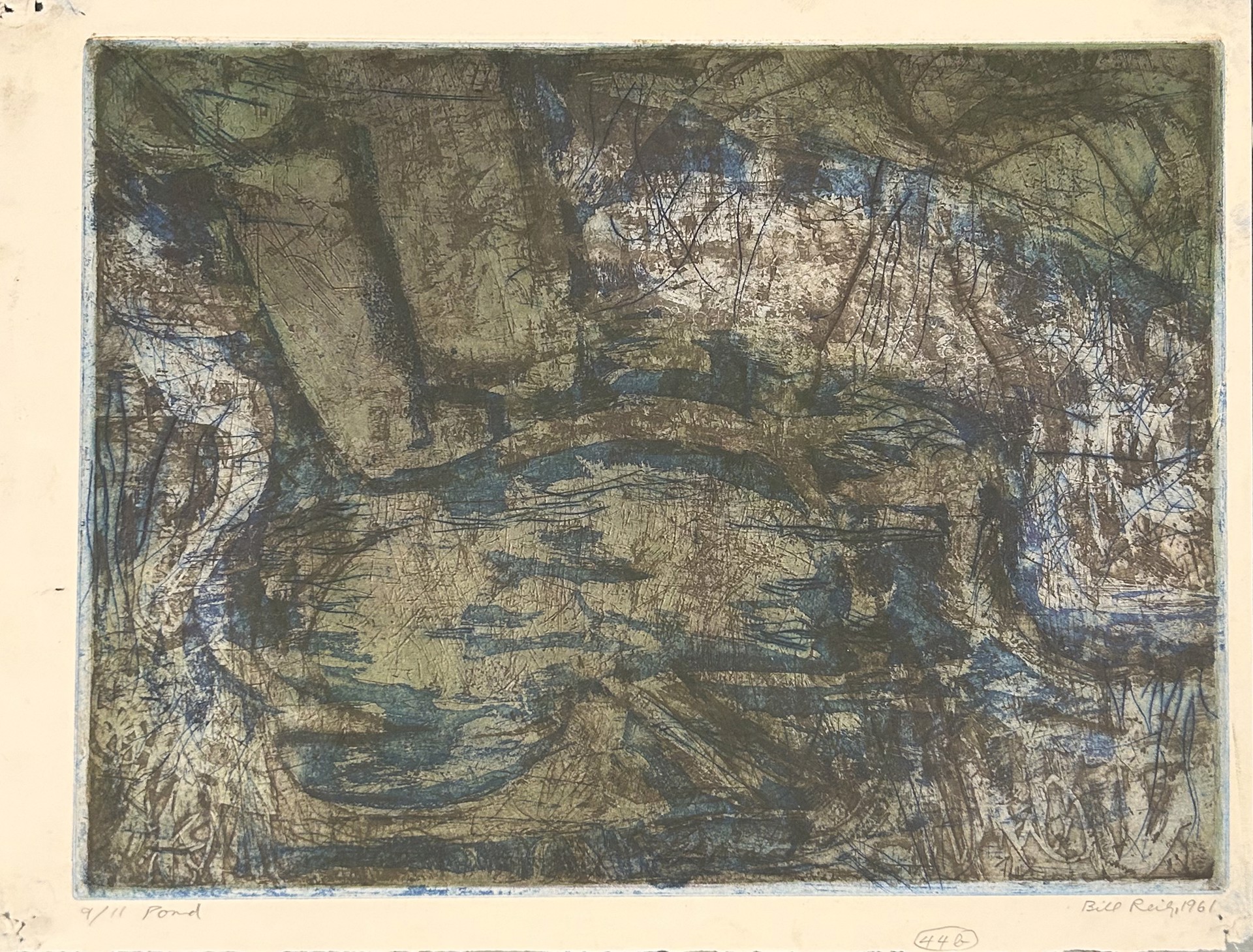 44b(iv). Pond by Bill Reily Prints