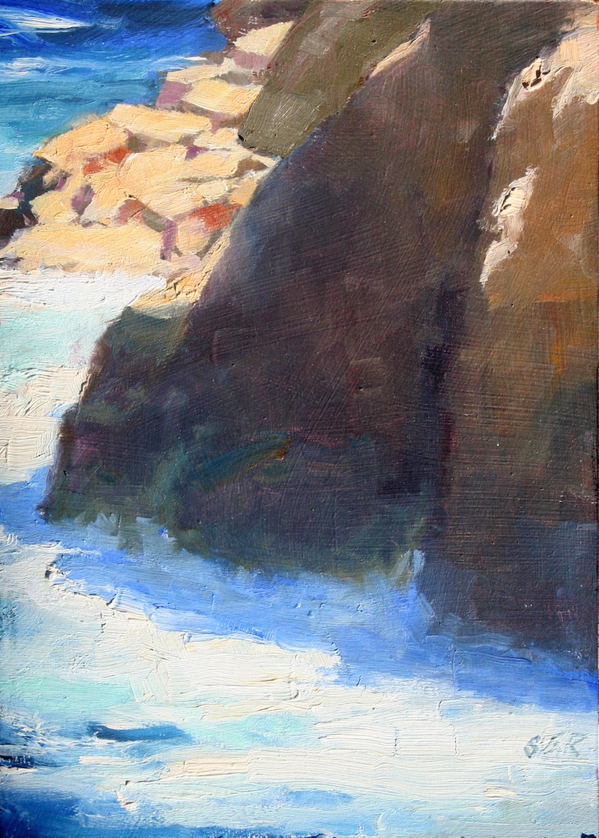 Coastal Cliffs by Stan Robbins