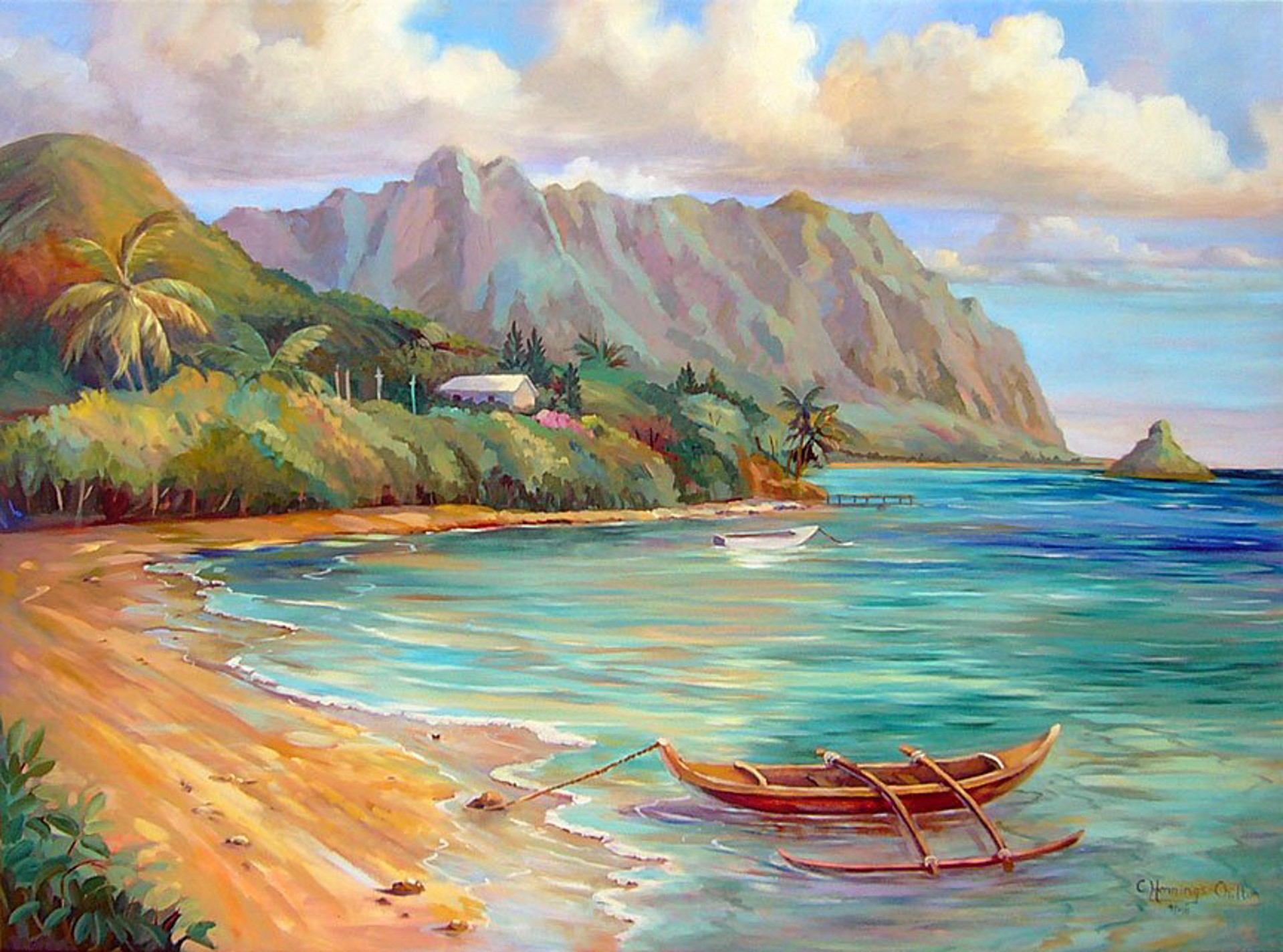 Kāneʻohe Bay by Connie Hennings-Chilton
