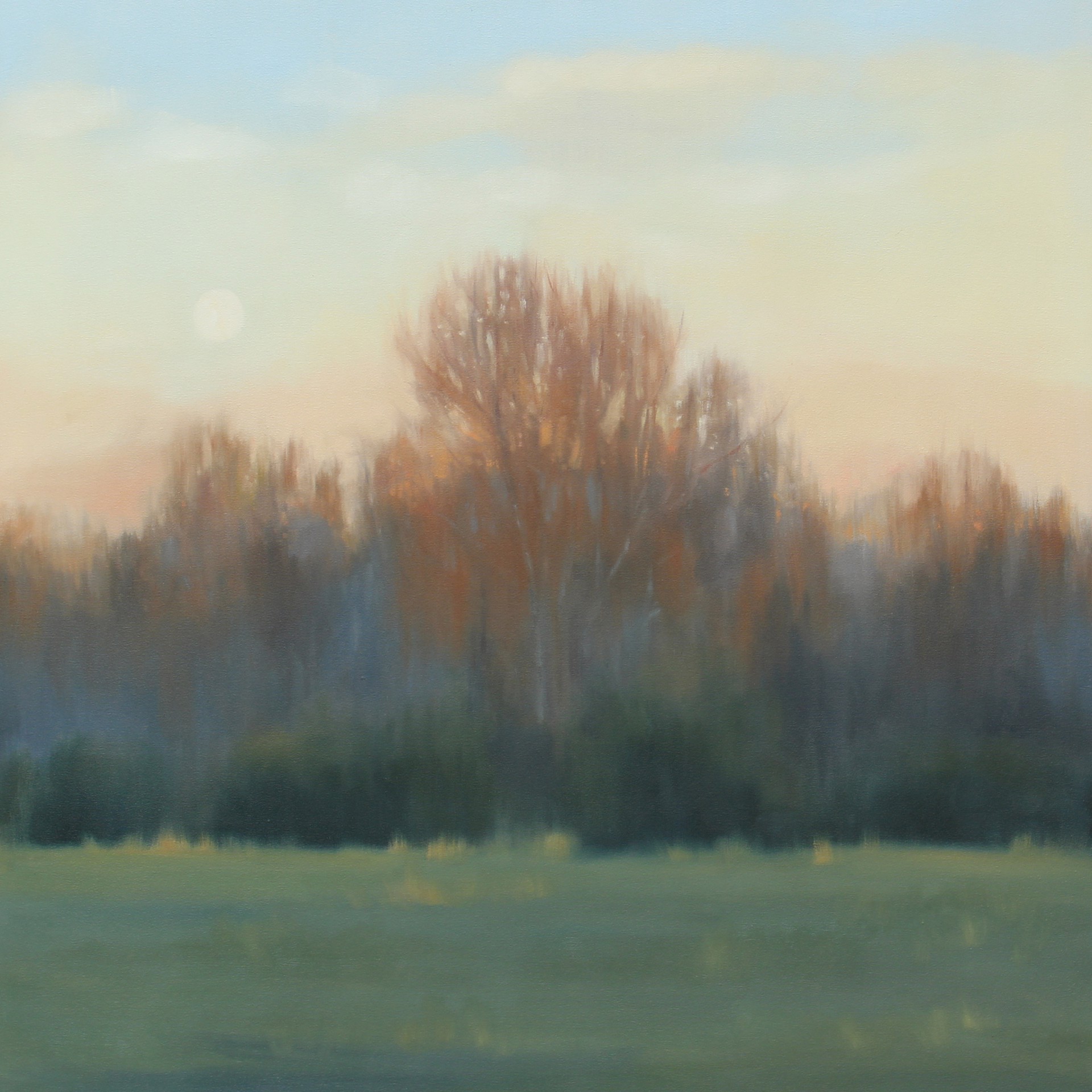 Evening Moonrise by Megan Lightell