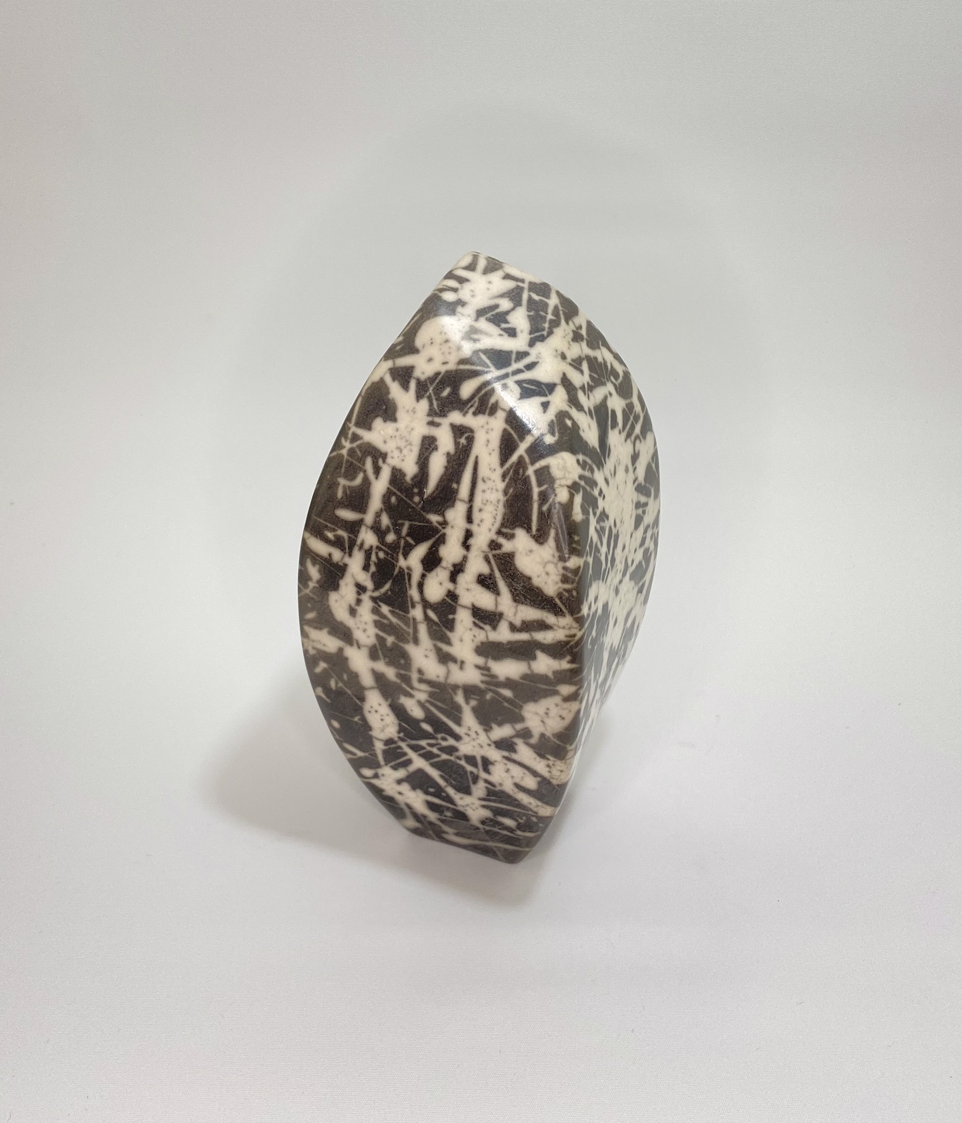 Naked Raku Vase Form by Wally Asselberghs