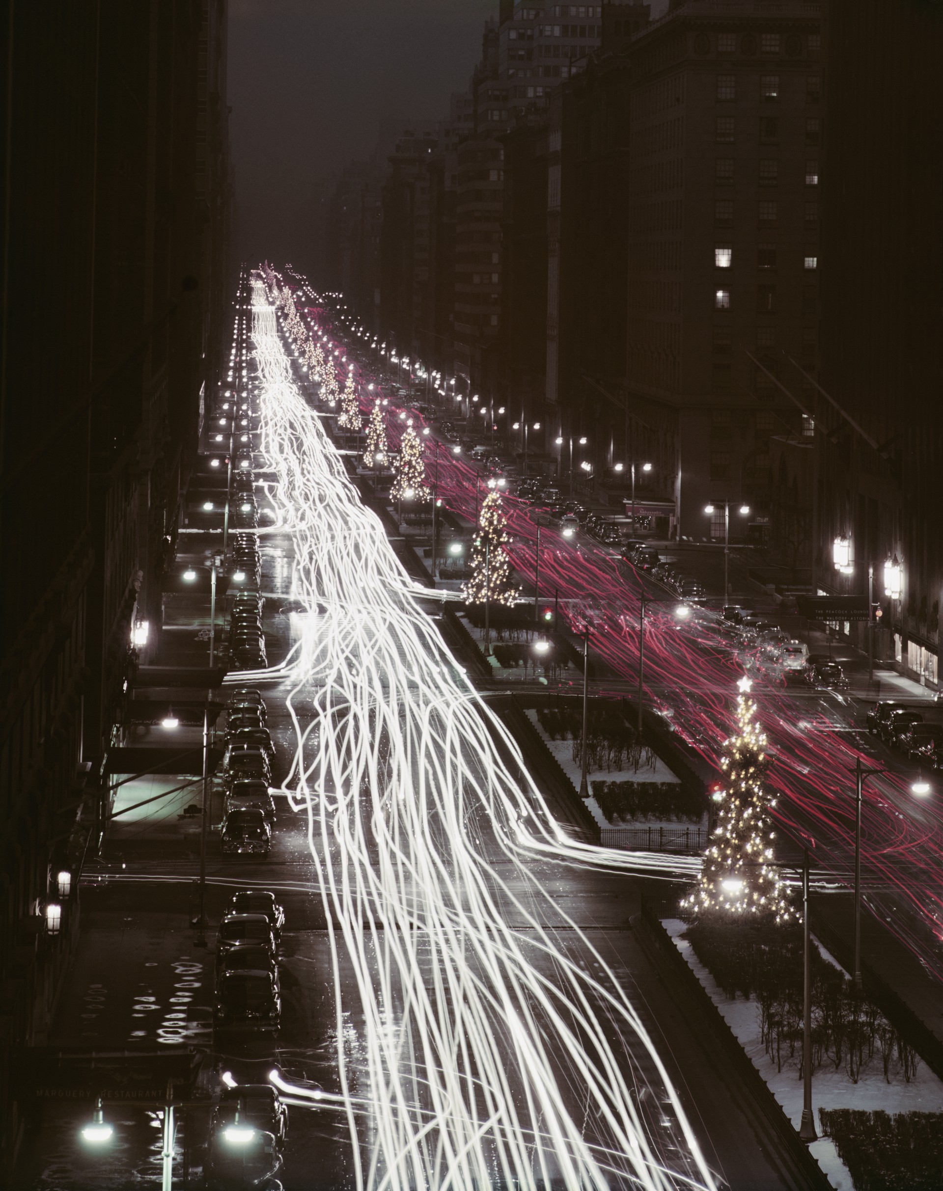 Christmas Traffic by Slim Aarons