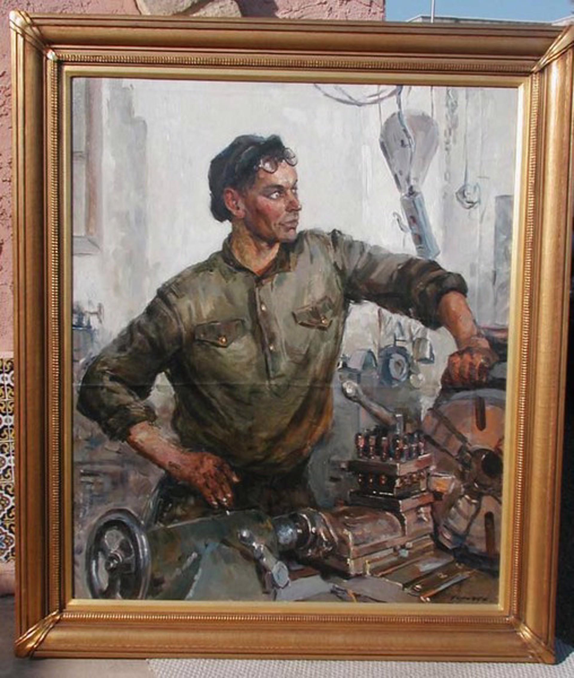 Factory Worker - Volgograd by Dmitri Ivanovich Kirichev