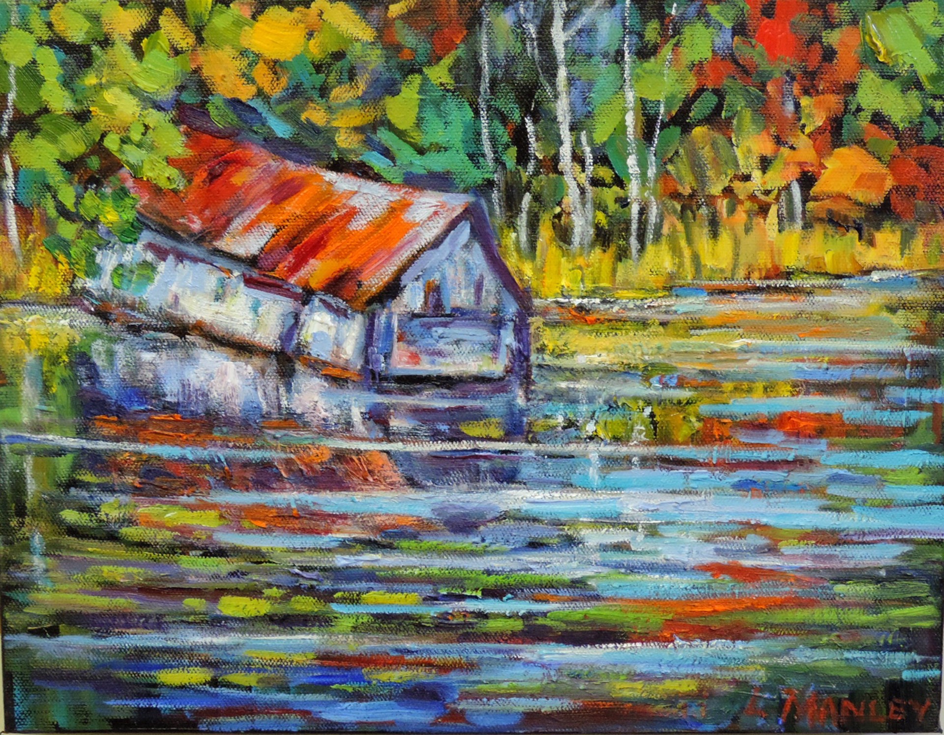 Old Boathouse by Lucy Manley