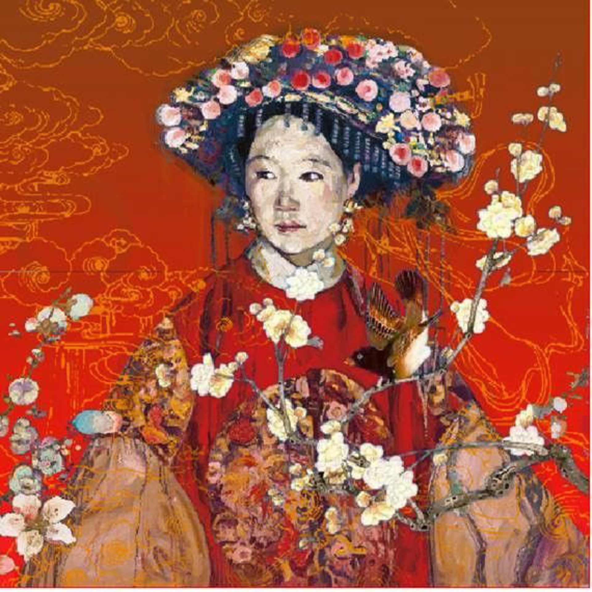 Manchu Bride - Nahu II by Hung Liu