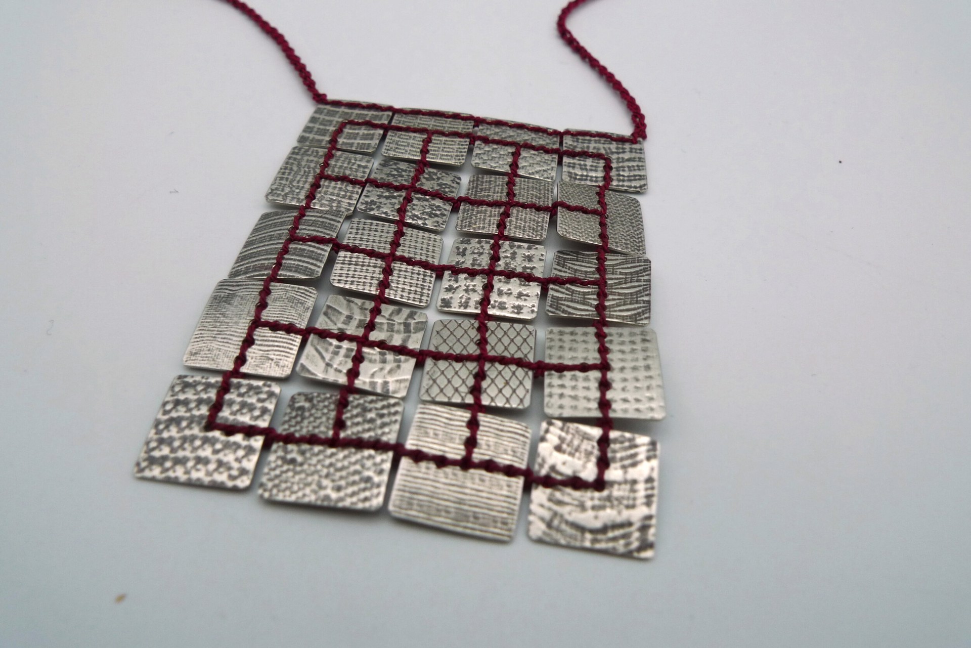 Pattern Piece #1 Necklace by Erica Schlueter