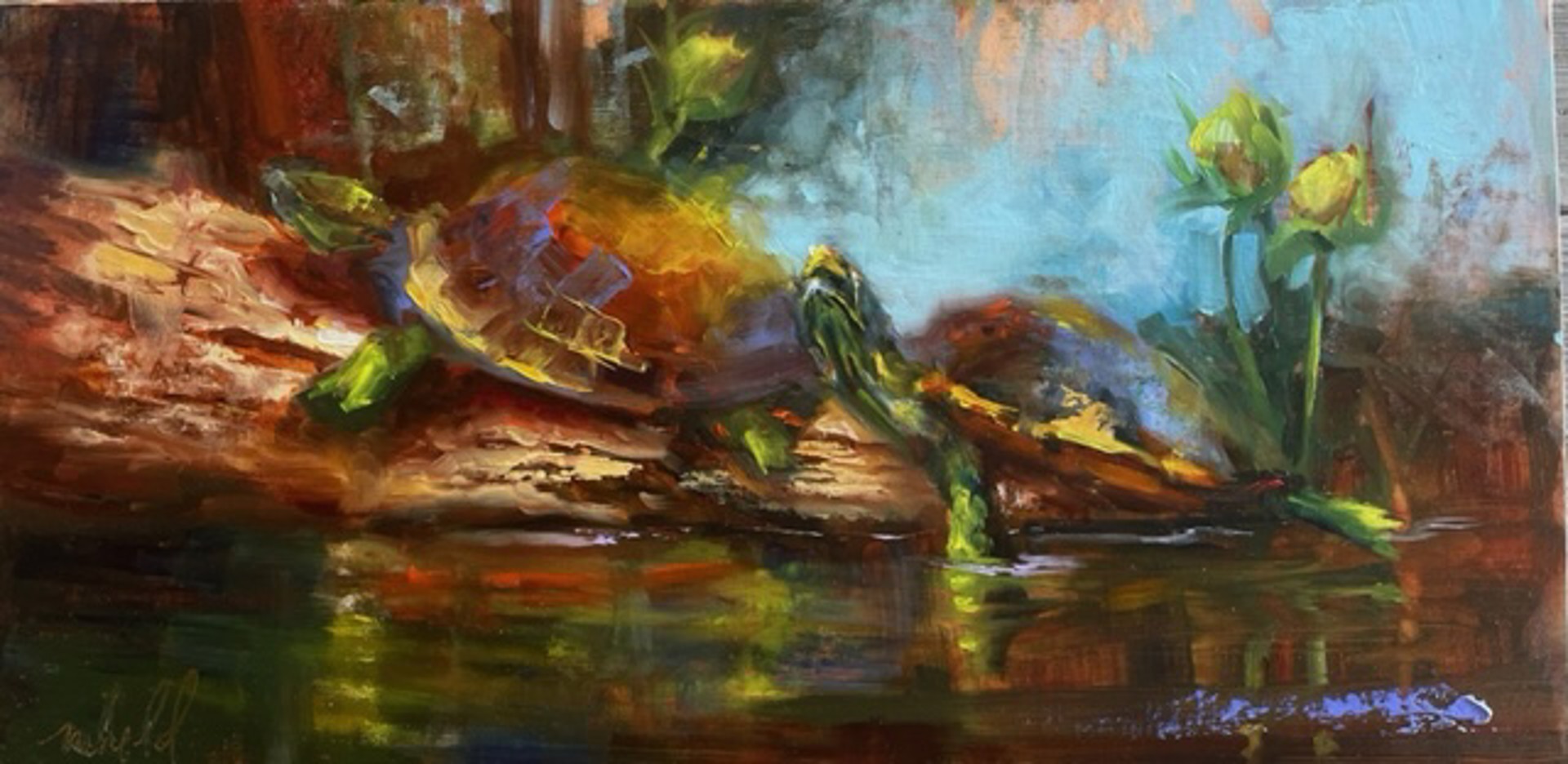 Toes in the Water - SOLD by Michelle Held