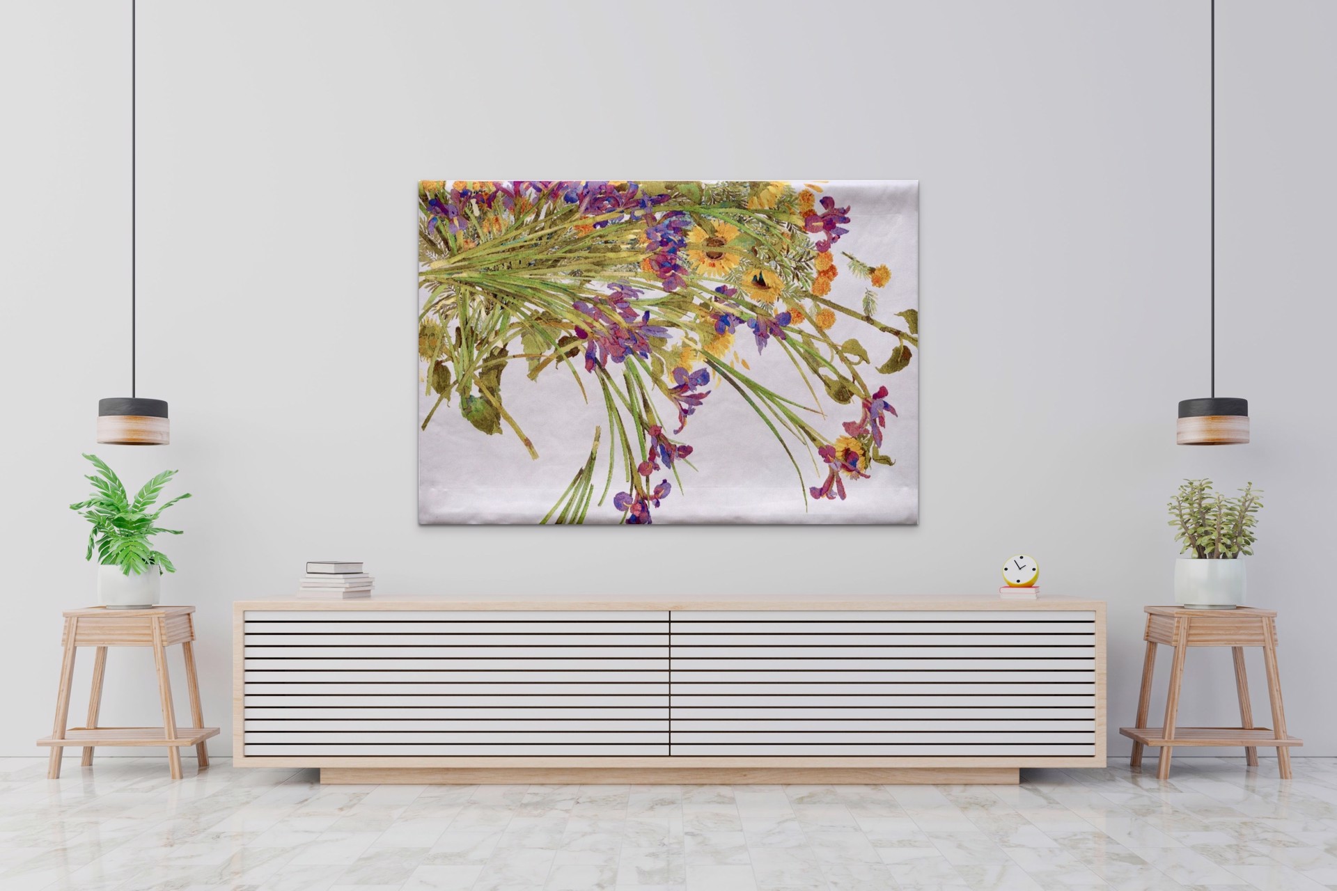Flower Cascade - tapestry ltd ed. by Gary Bukovnik