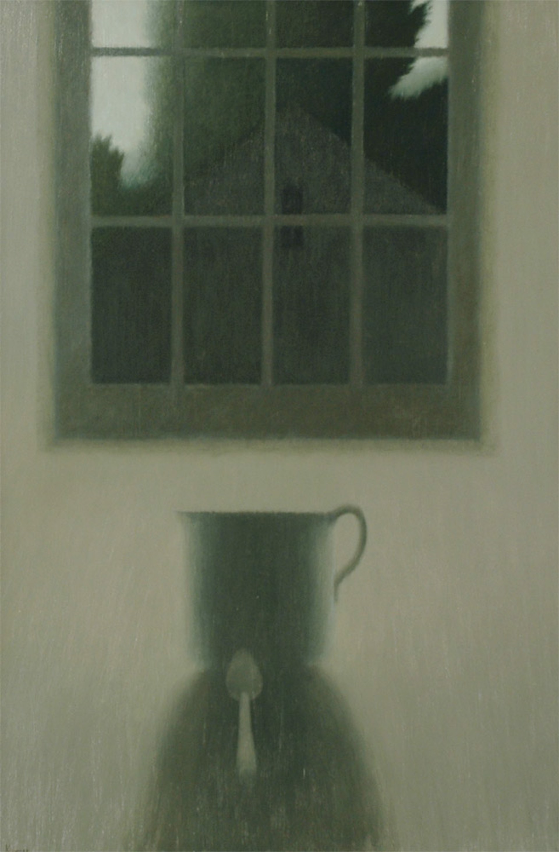 Interior with Cup, Spoon and Window by Robert Kipniss