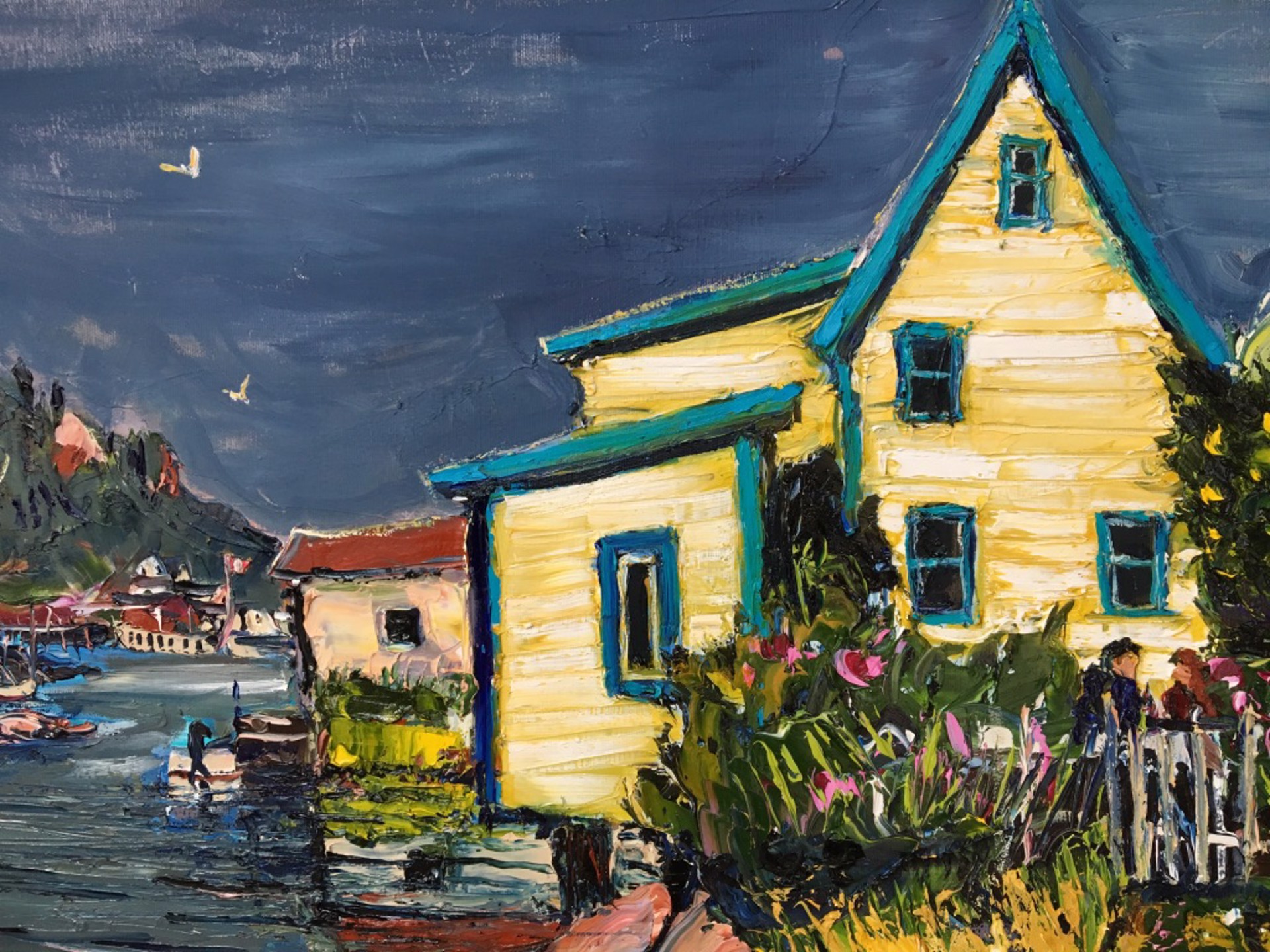 Petty Harbour Yellows by Peter Lewis