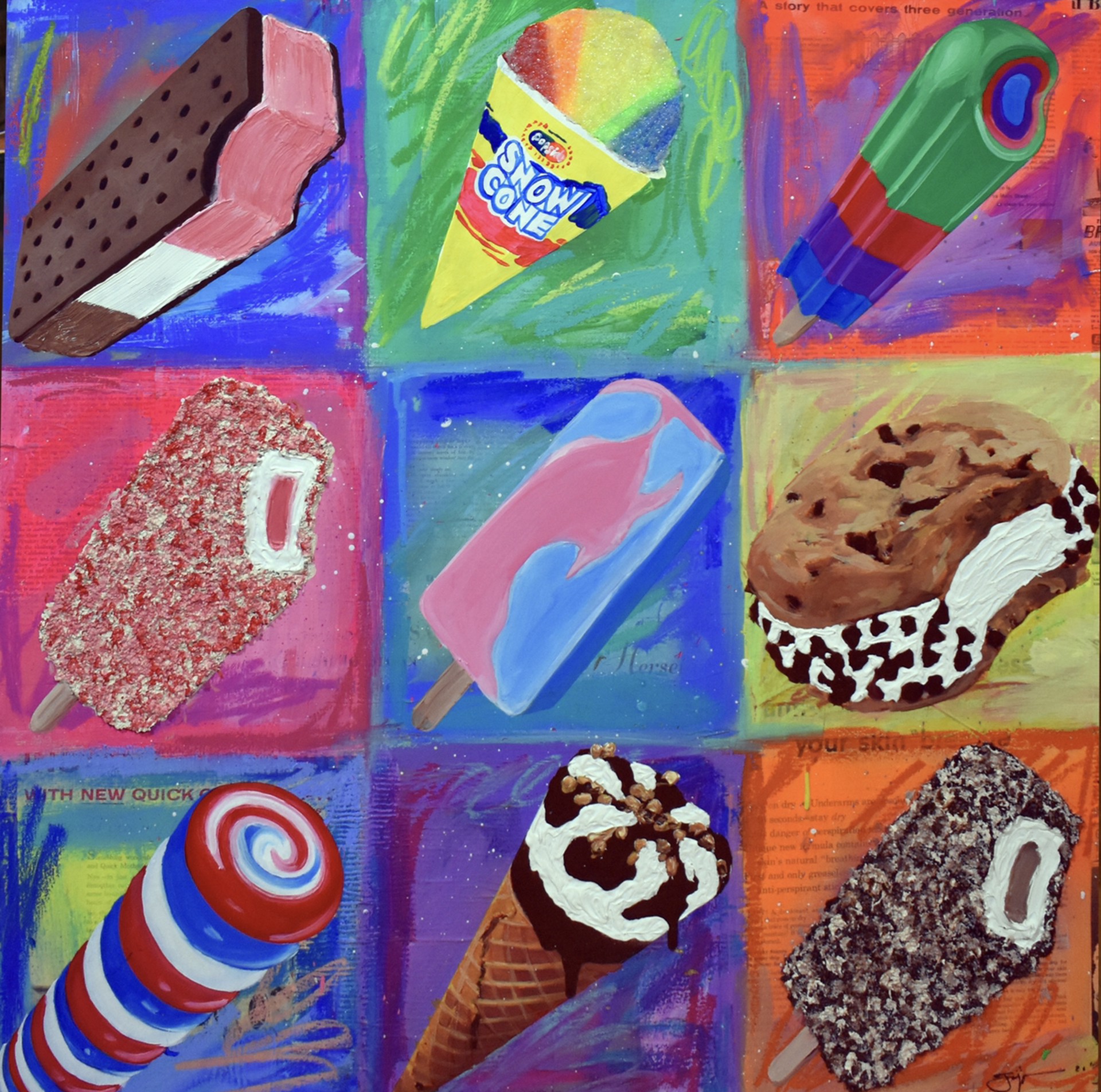 Nine Ice Creams by Jojo Anavim