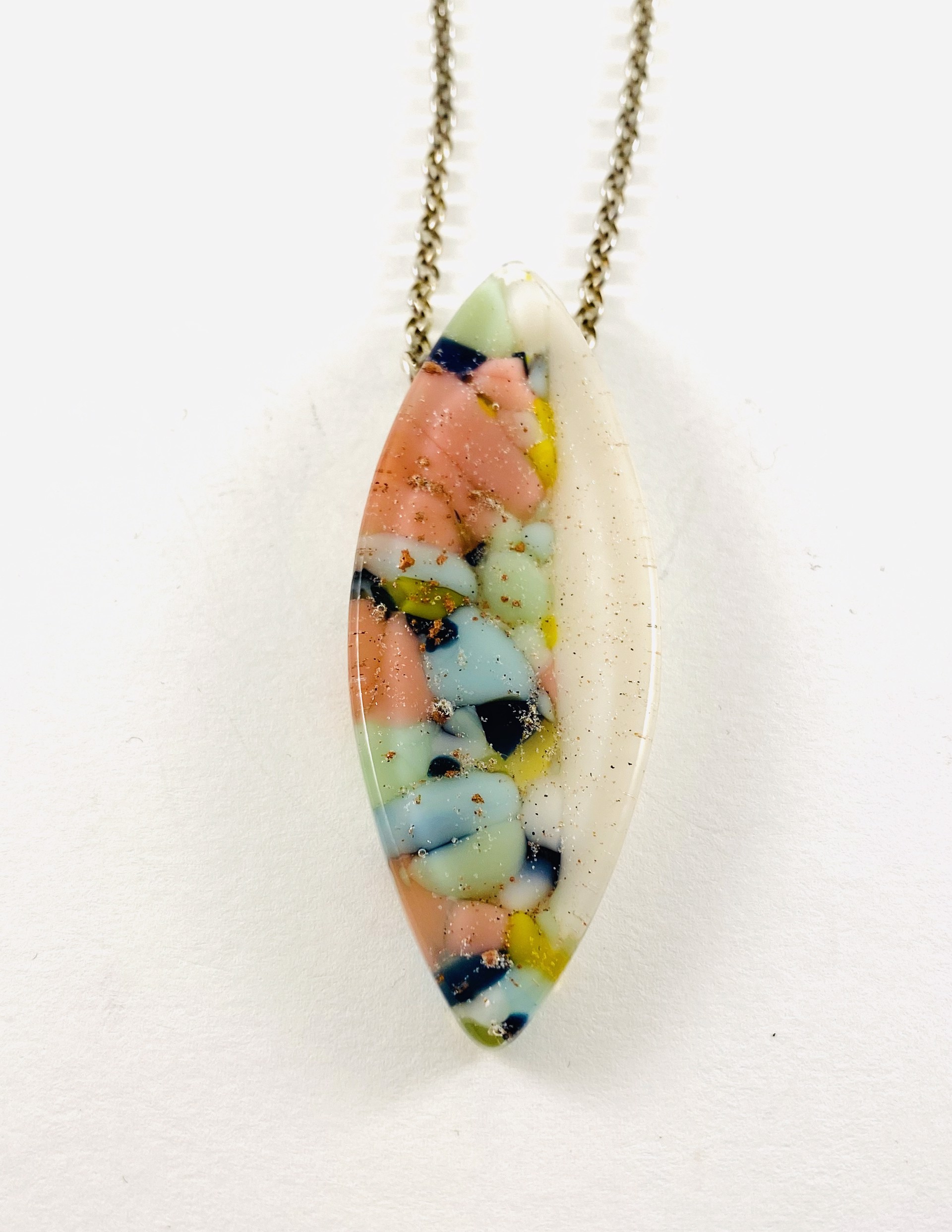 Surfboard Necklace 3d by Emily Cook