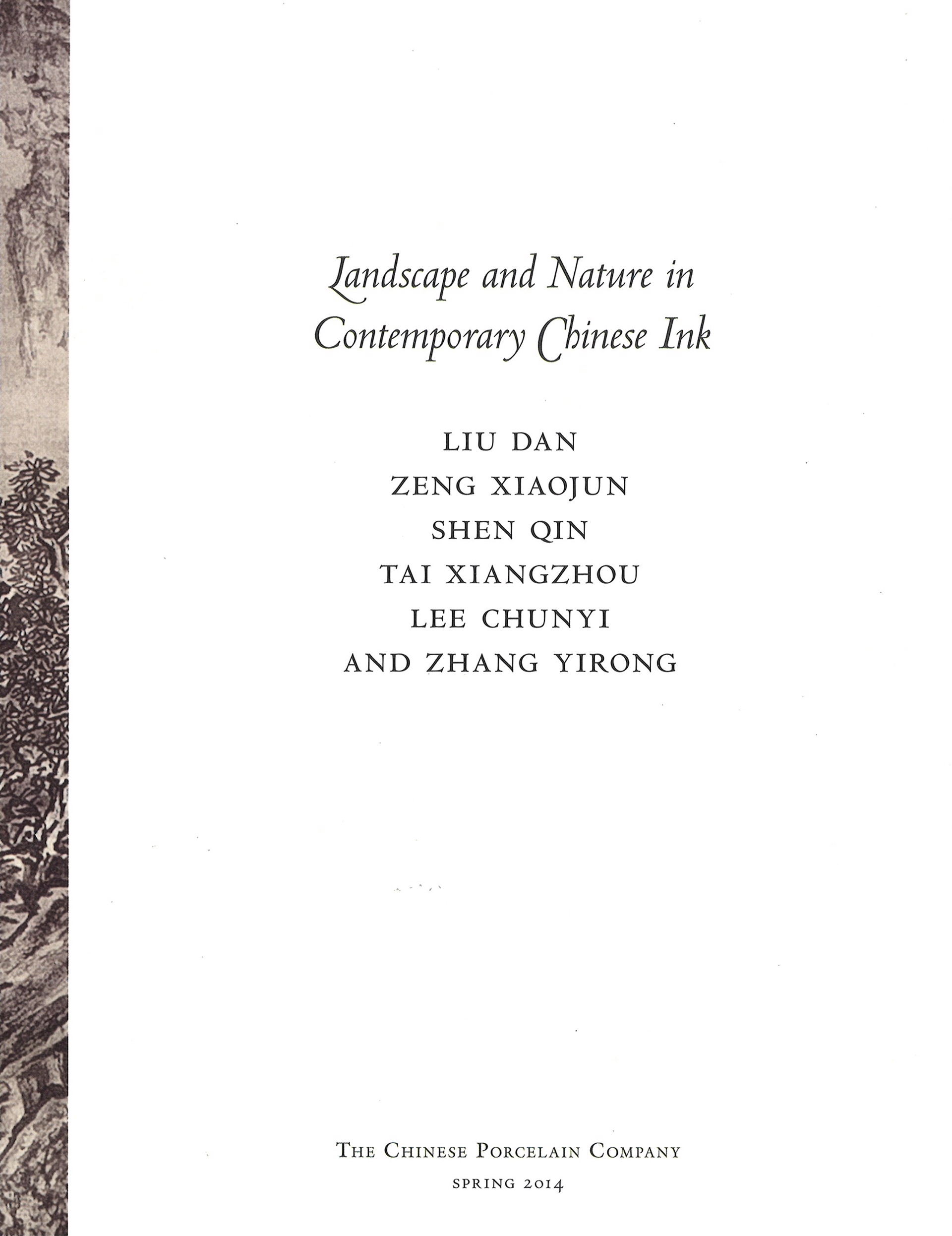 Landscape and Nature in Contemporary Chinese Ink by Brochure 17