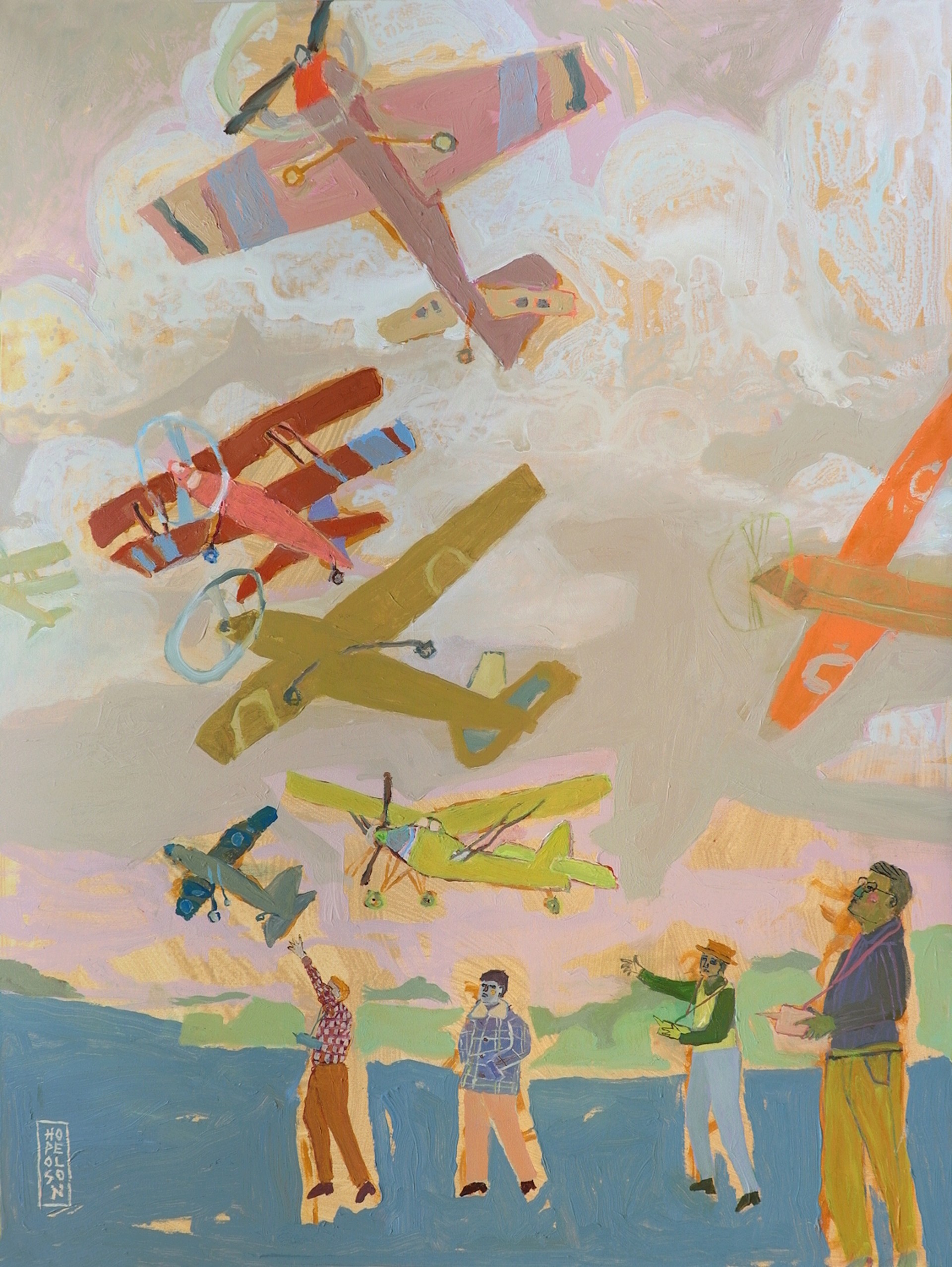 RC Plane Club {SOLD} by Hope Olson