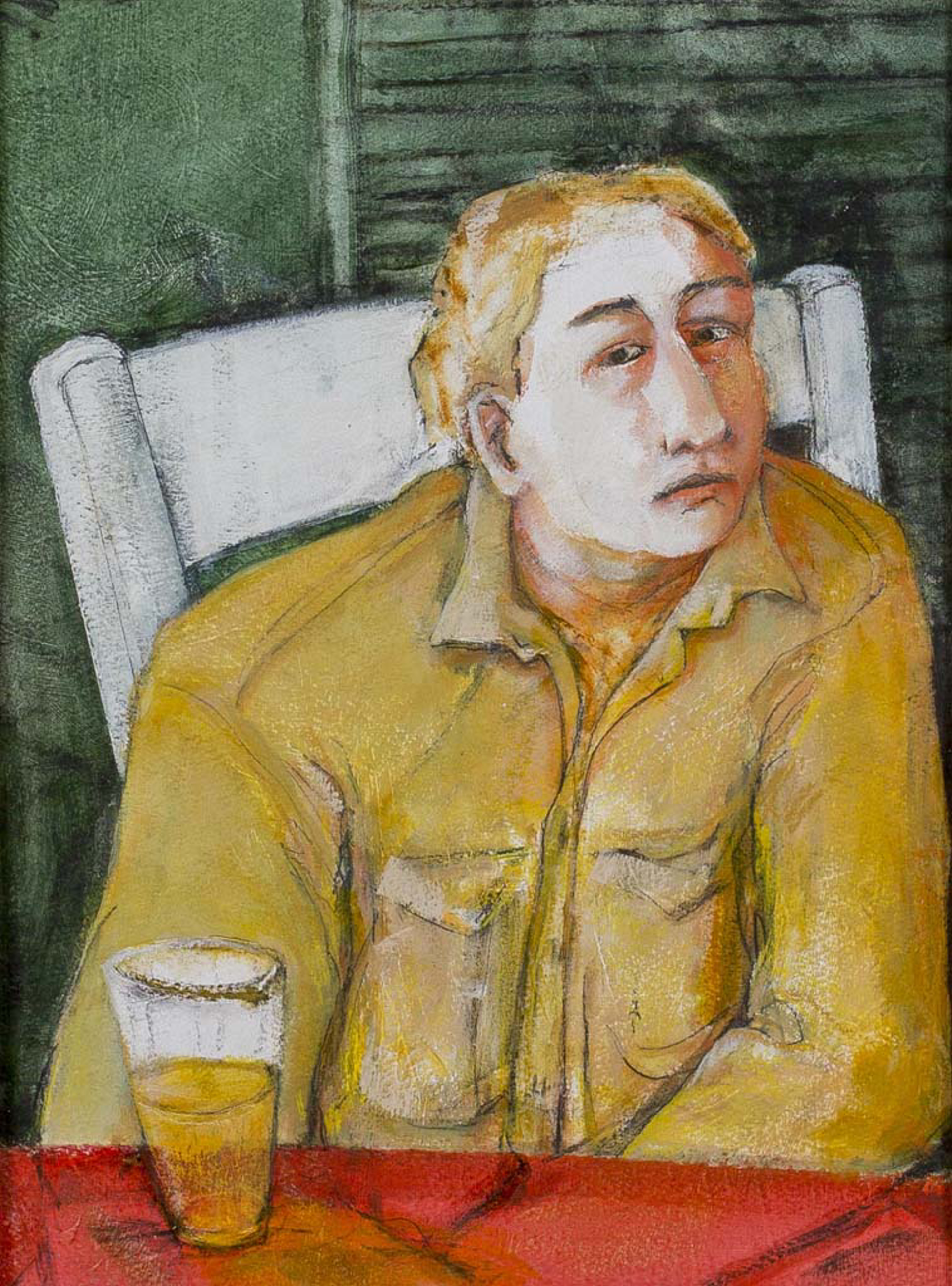 Man with a Beer by Eve Whitaker