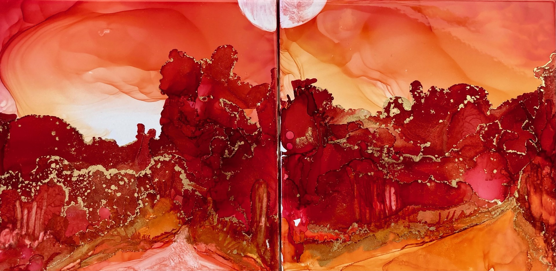 The Magic.....and The Beauty Diptych by Janet Blumenthal