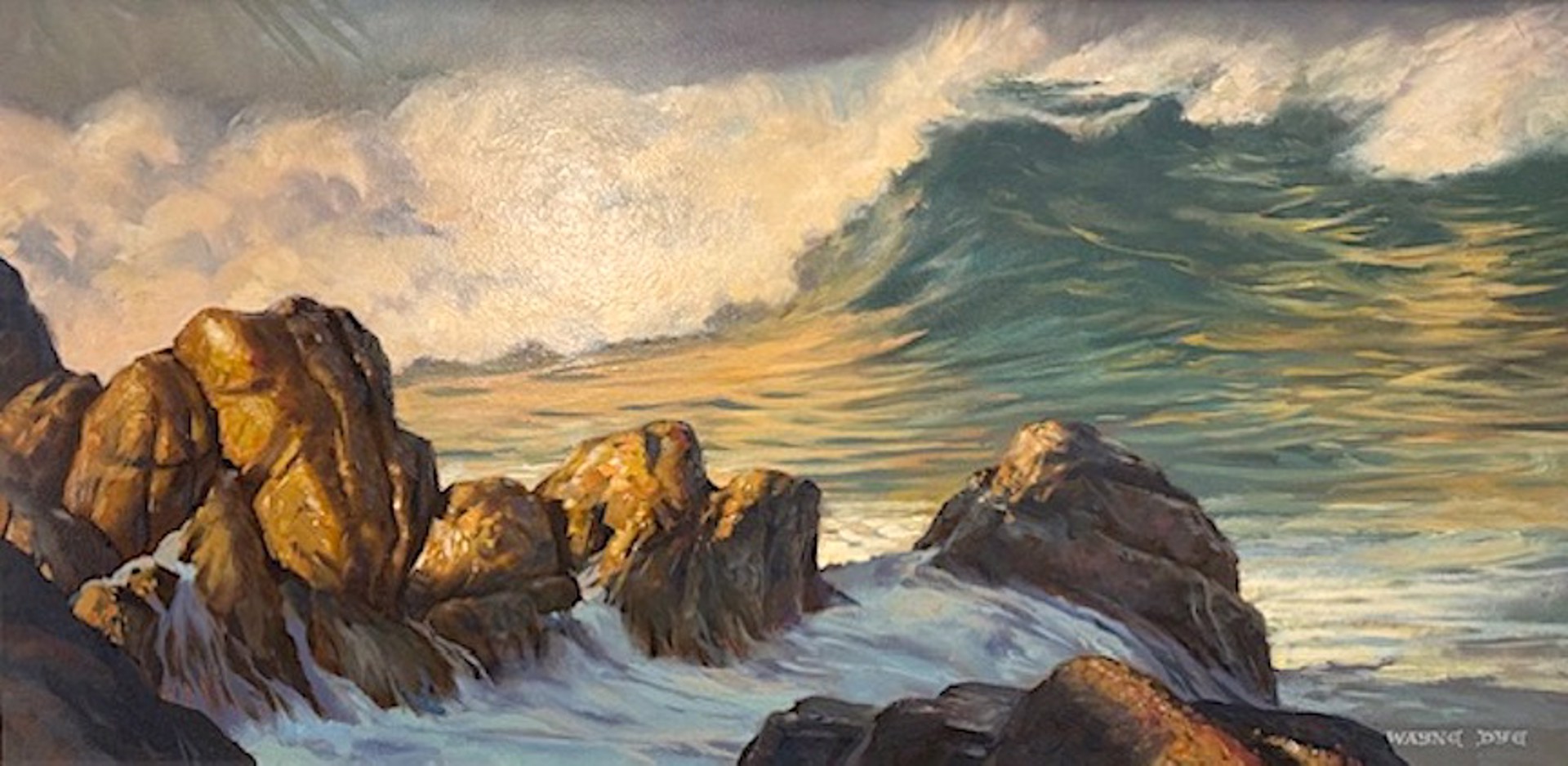Untitled (seascape) by Wayne Vernon Dye