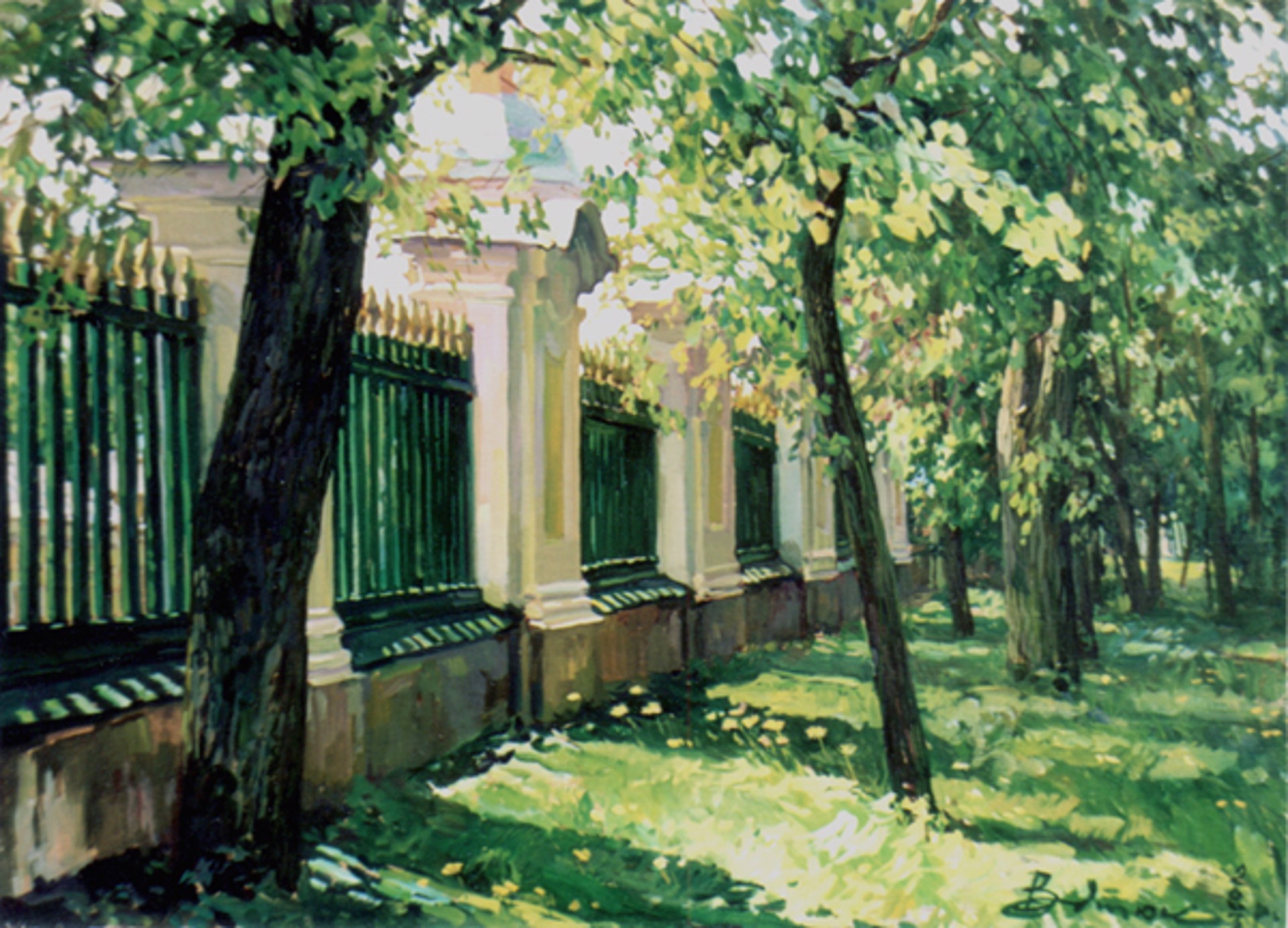 Peterhoff, Park in July by Ivan Vityuk