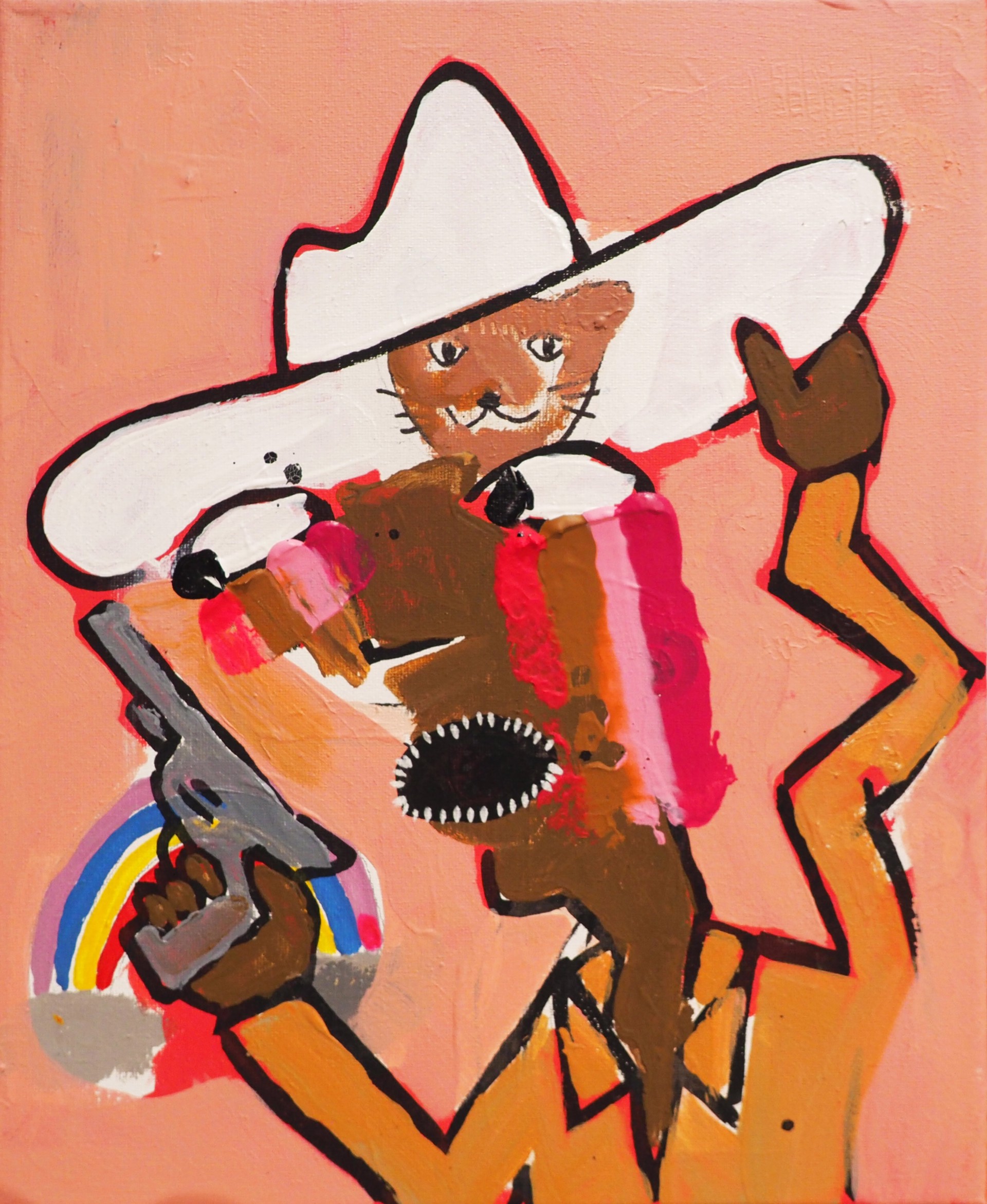 Cowboy and Cat I by Brandon Jones