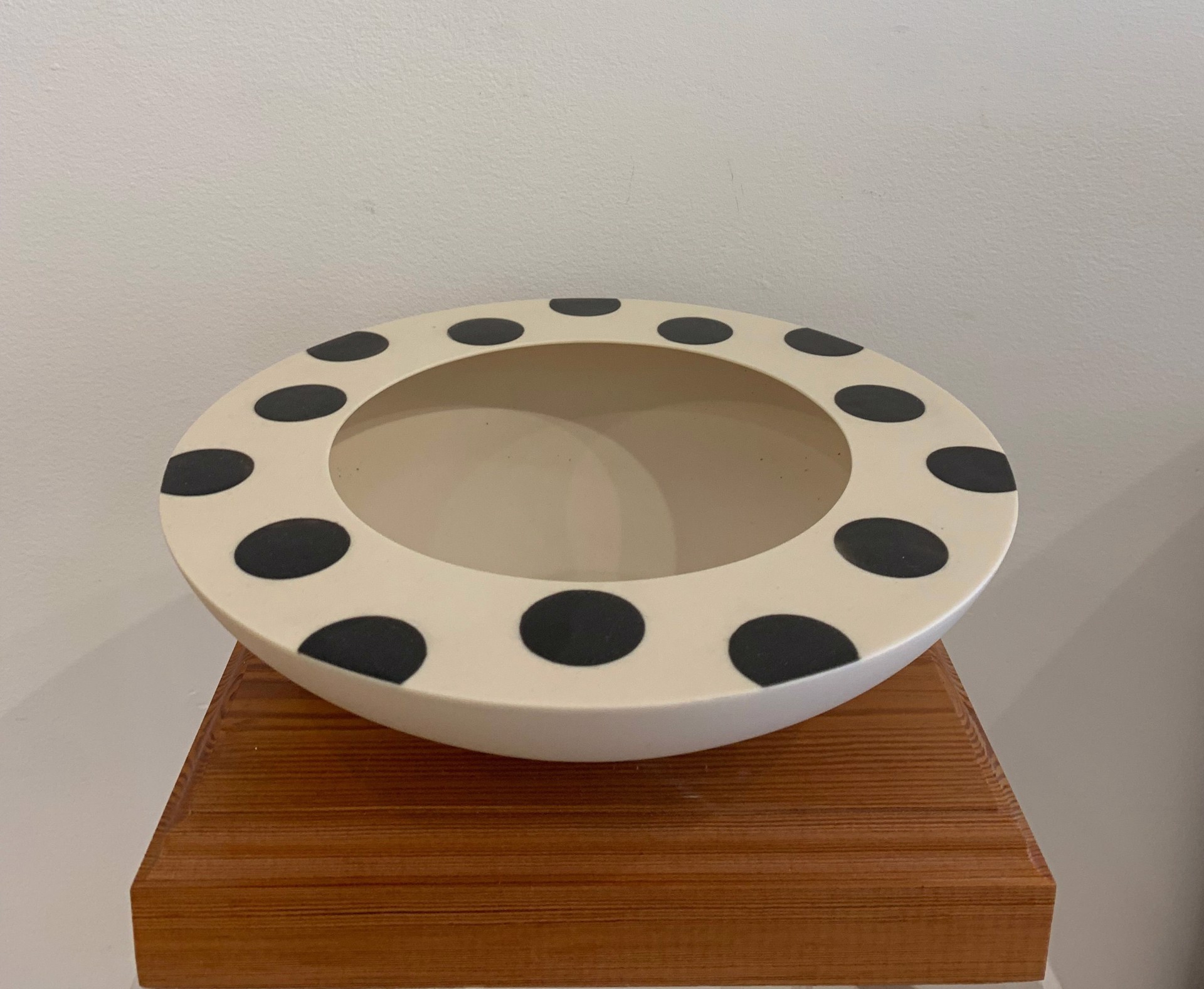 Harlequin Polka Dot Bowl by Kathleen Ryall