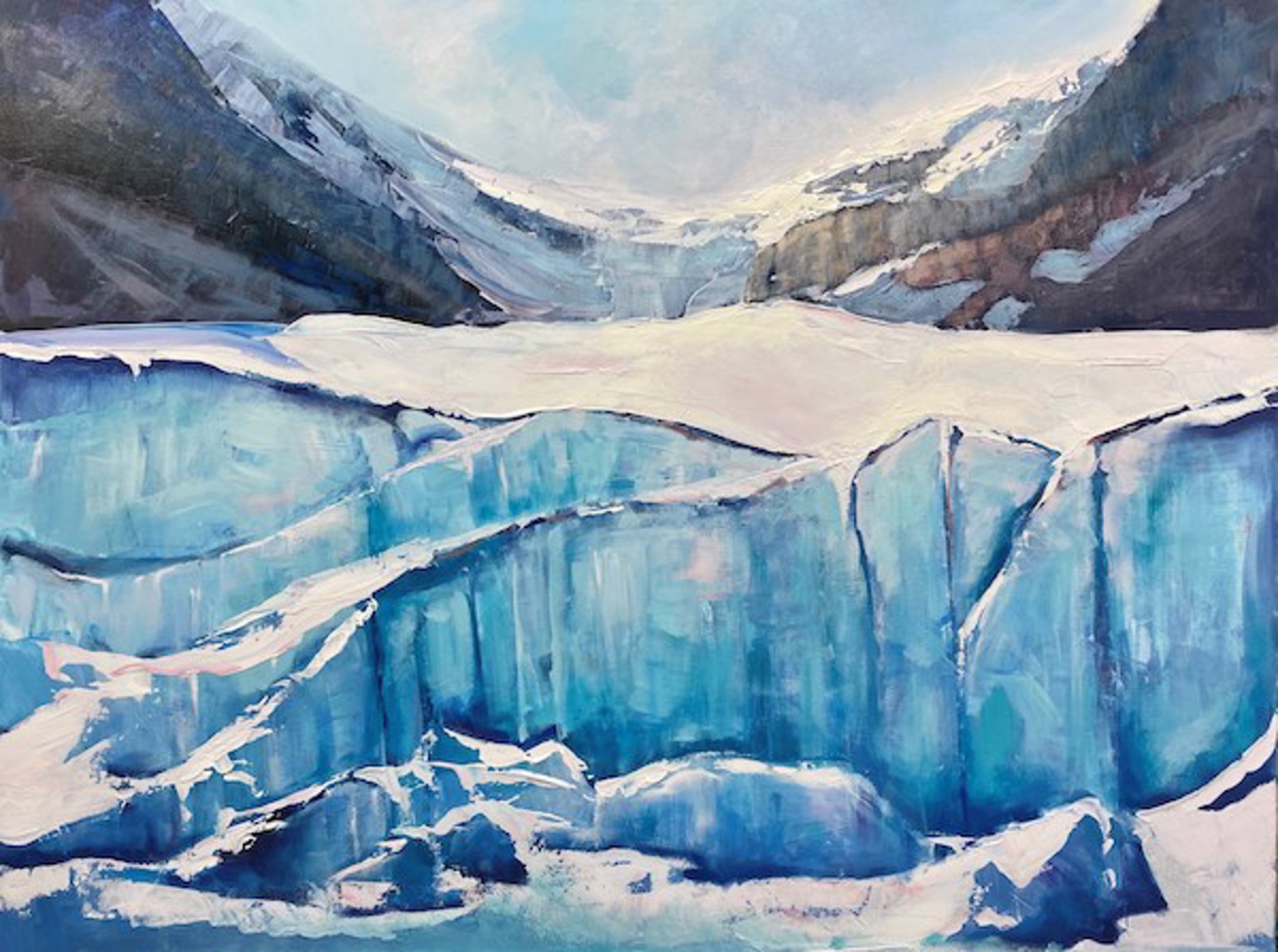 Athabasca Glacier II by Linda Wilder