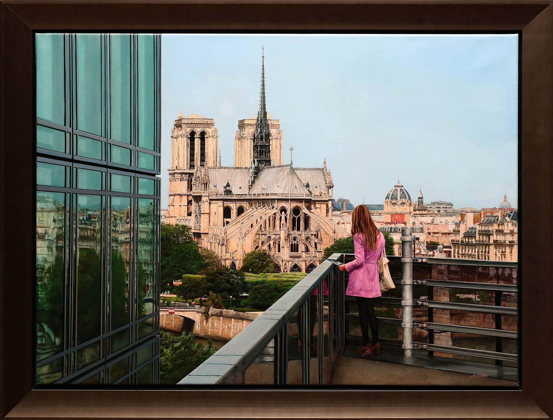 View of Notre Dame Cathedral by Jesus Navarro