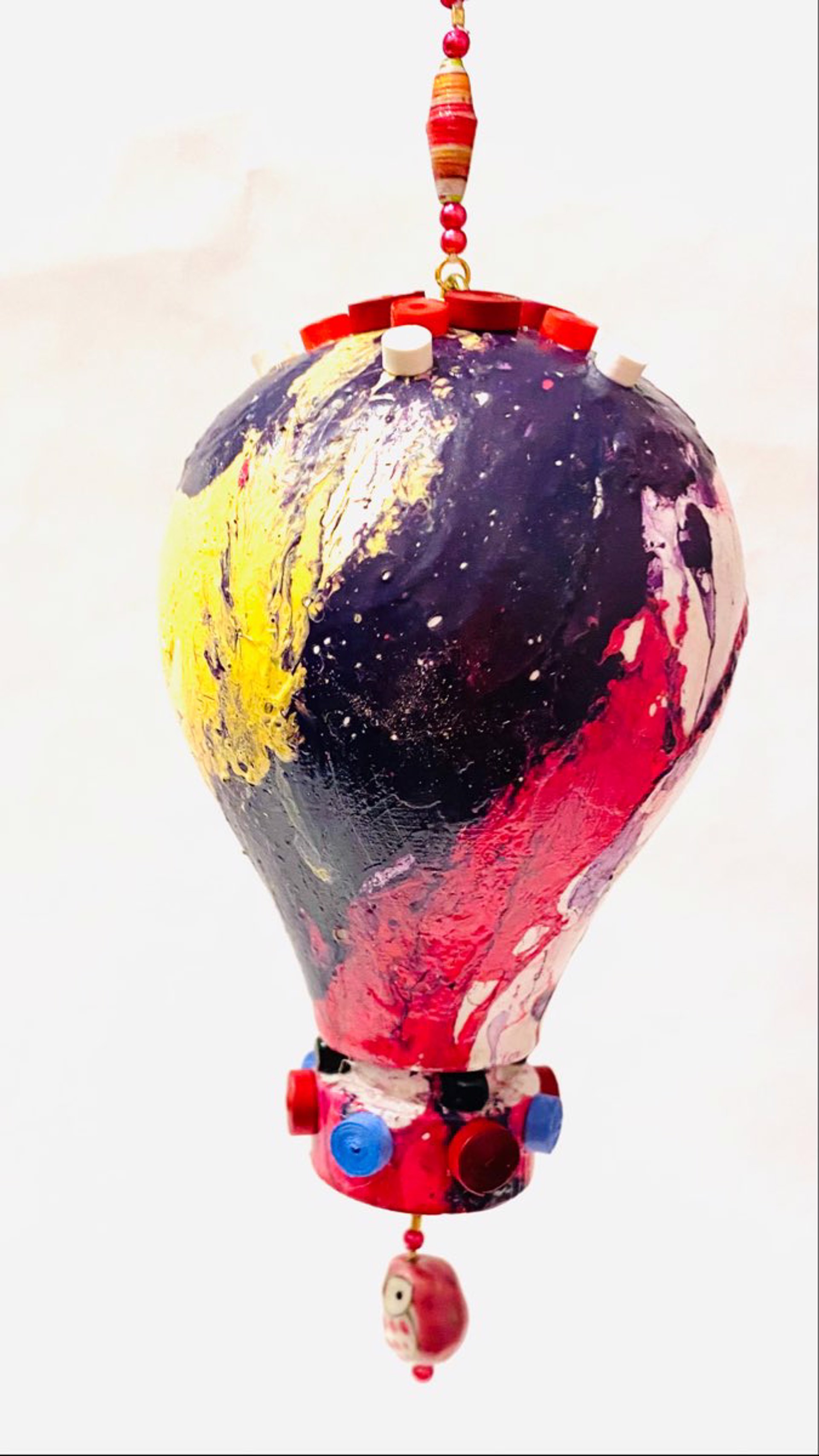 MT22-46 Whimsical Hot Air Balloon Ornament by Marc Tannenbaum