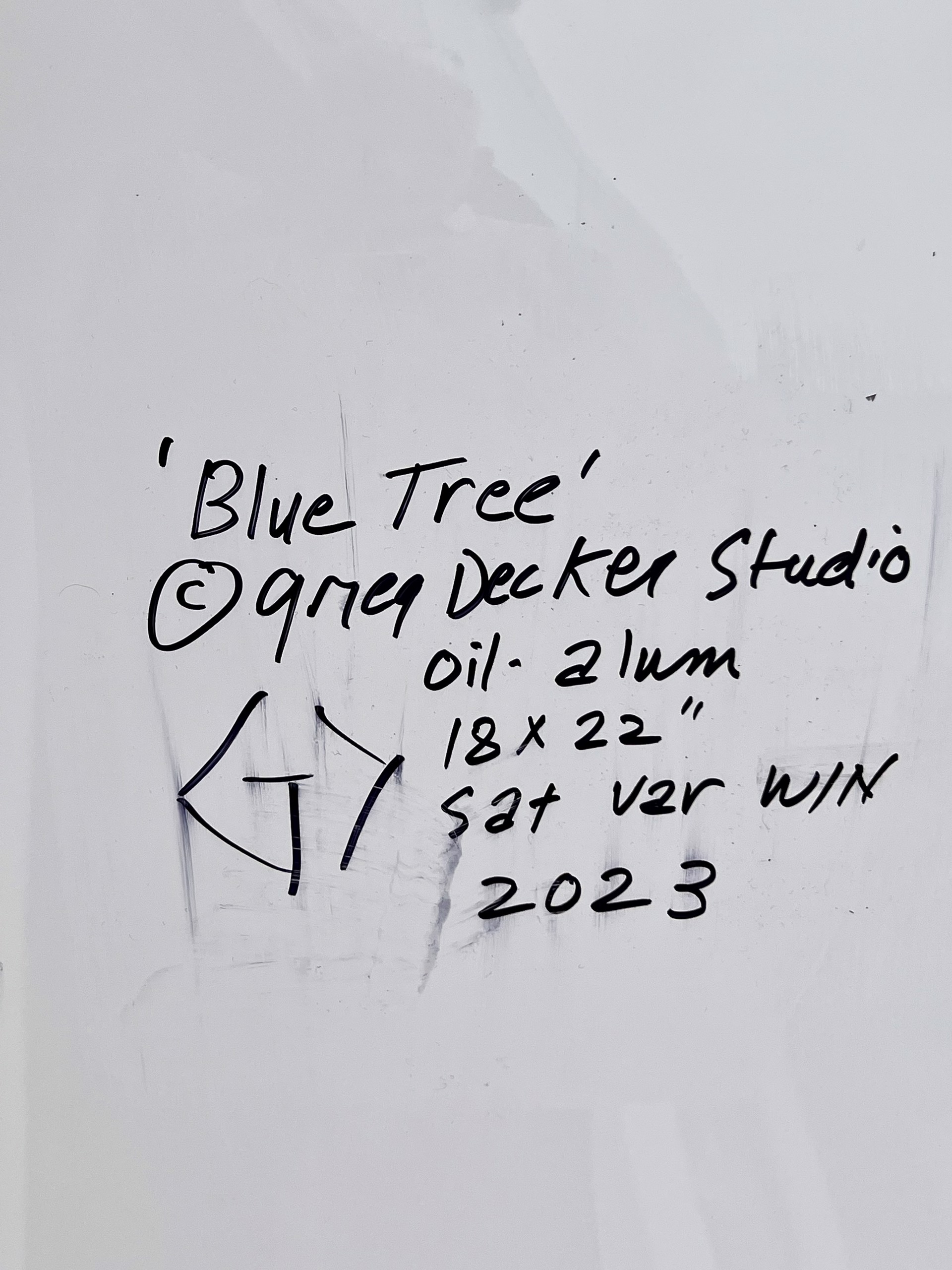 Blue Tree by Greg Decker