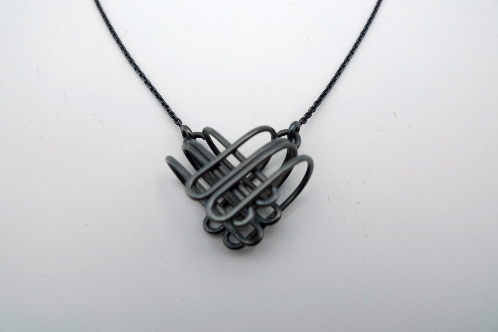 Column Heart Necklace by Emily Maija Rogstad