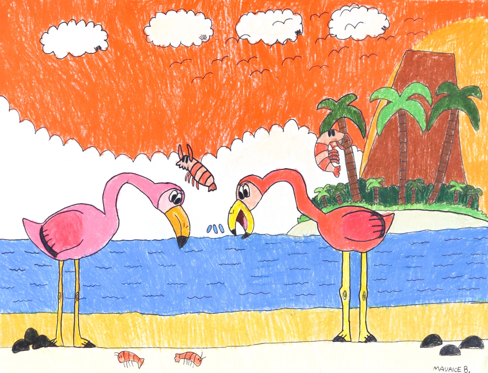 Flamingo Island by Maurice Barnes