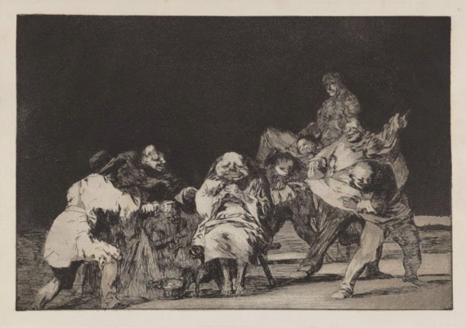 El Que no Te Ama, Burlando Te Difama / La Lealtand by Francisco Goya