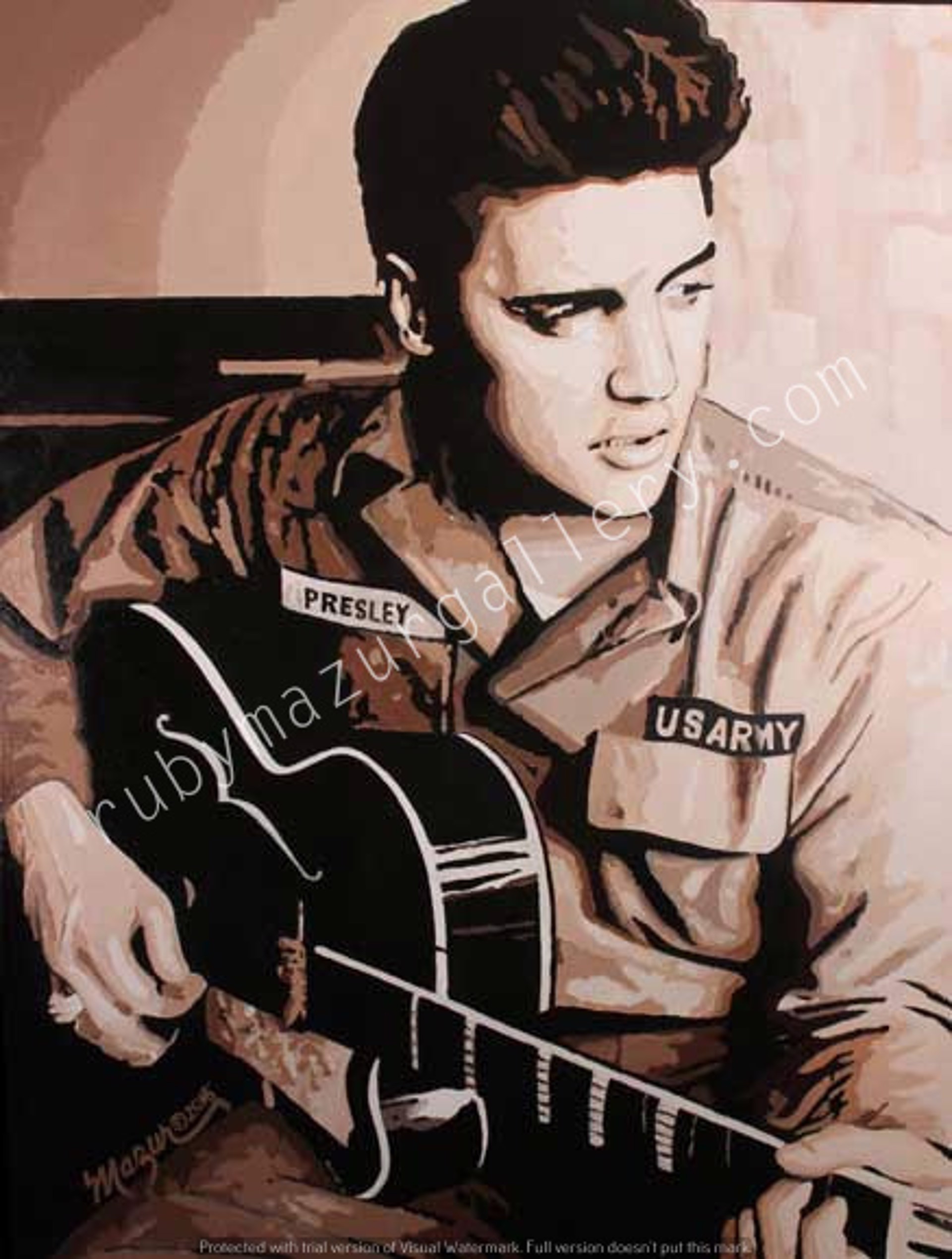 Elvis Presley by Ruby Mazur