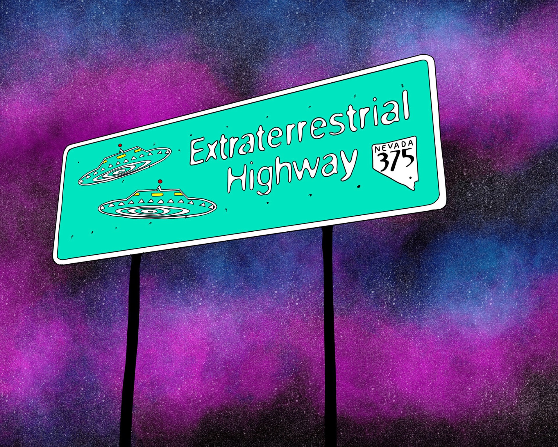 Extraterrestrial Highway by Katerina Skasi