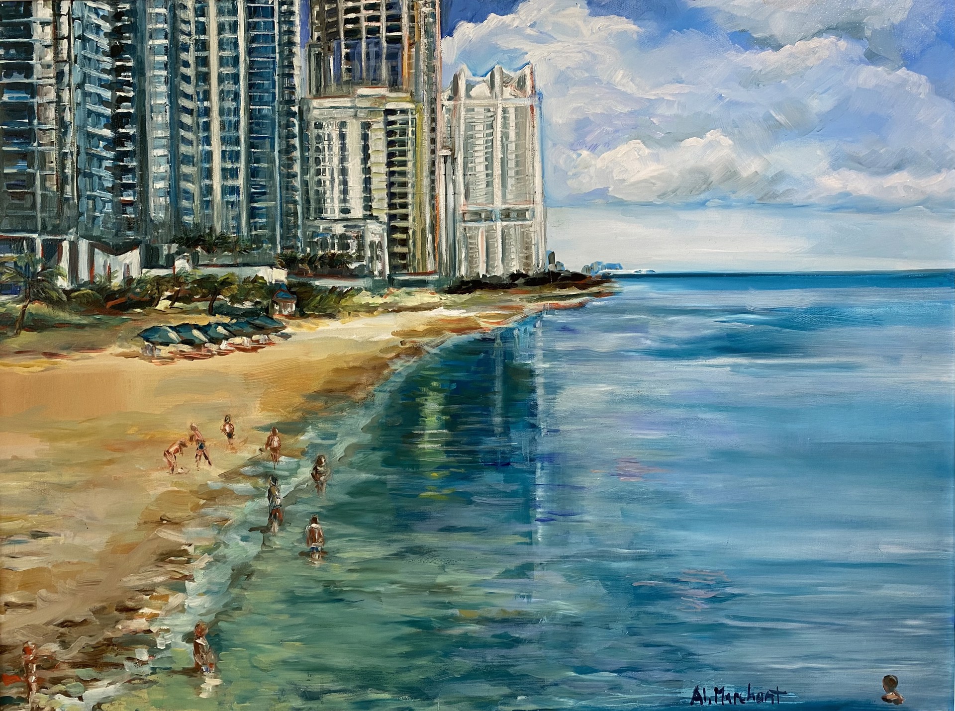 Sunny Isles Beach by Anne-Lise Merchant