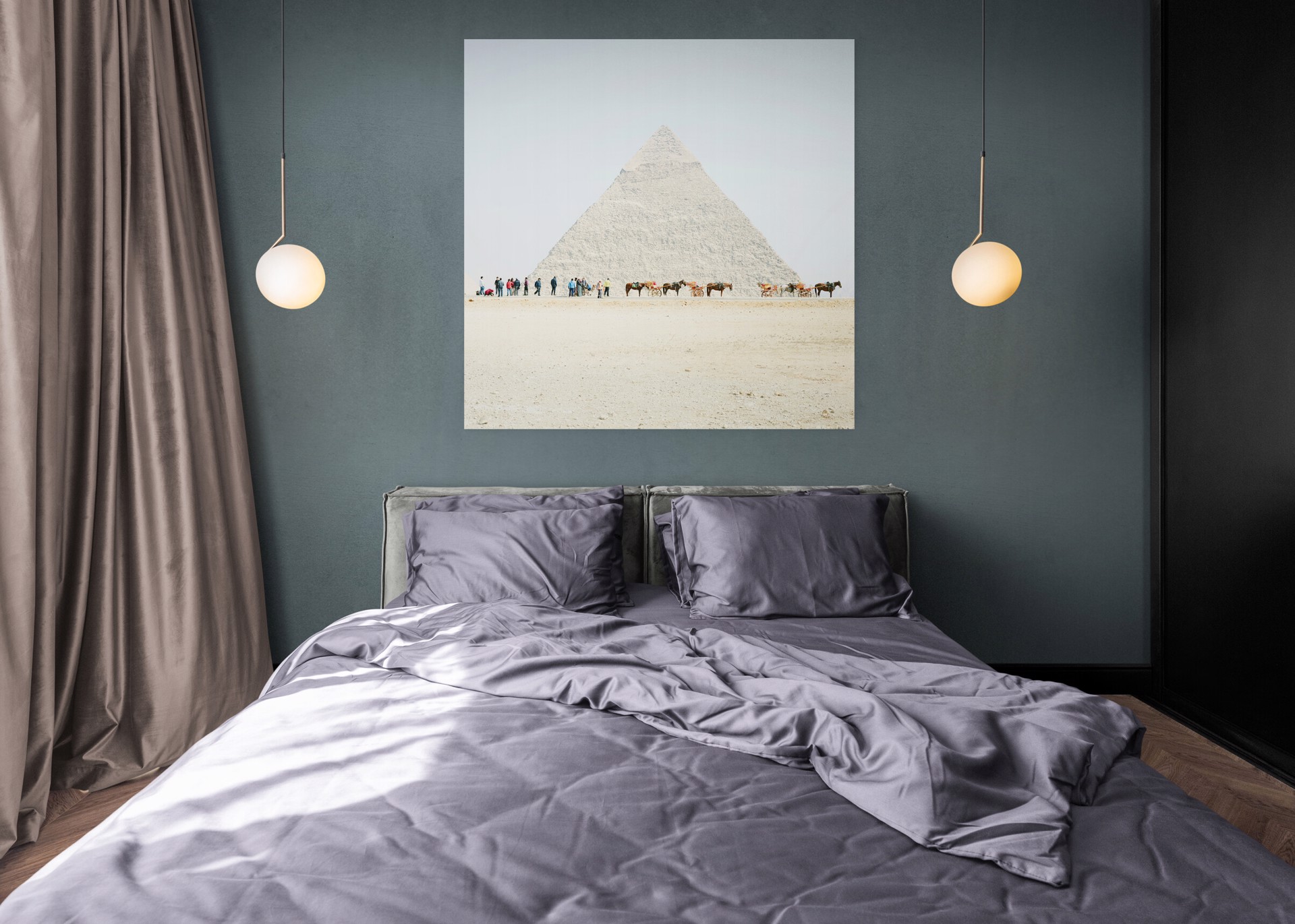 Khufu with Horses, Giza, Egypt by David Burdeny