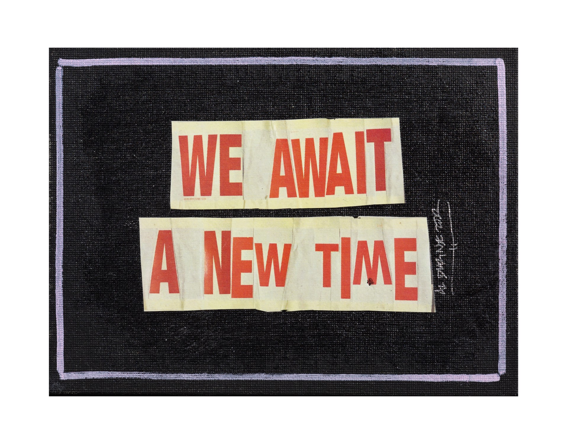 We Await A New Time by Al Díaz