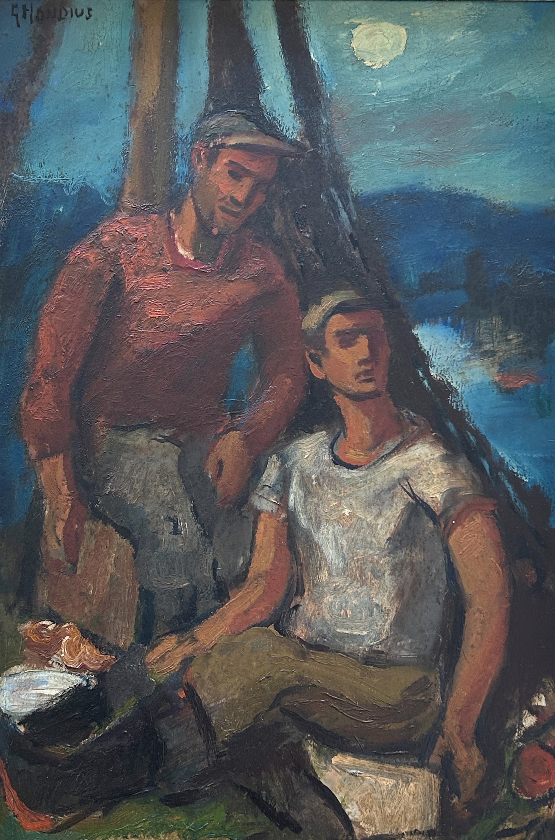 Fishermen by Gerrit Hondius