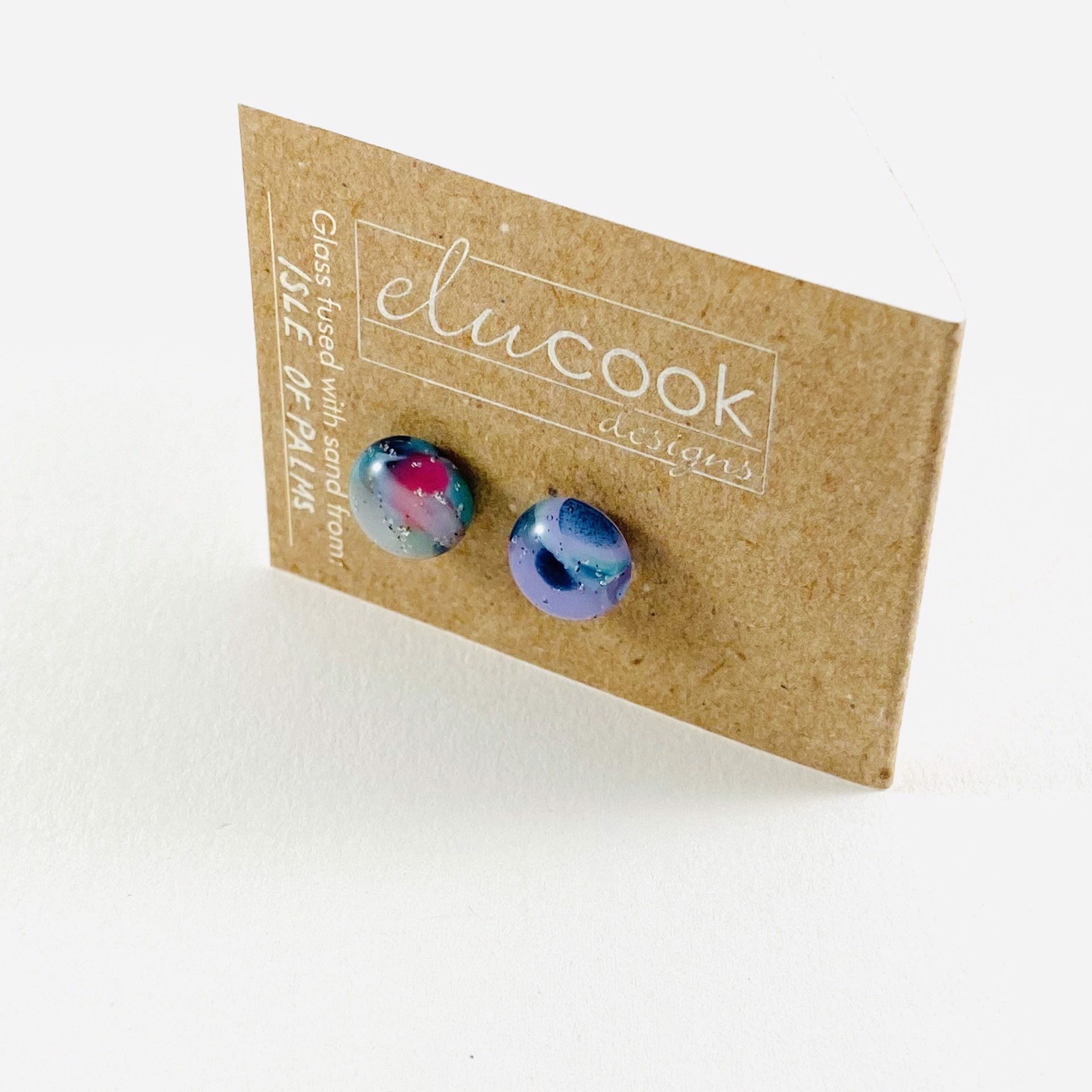 Button Earrings, 8p by Emily Cook