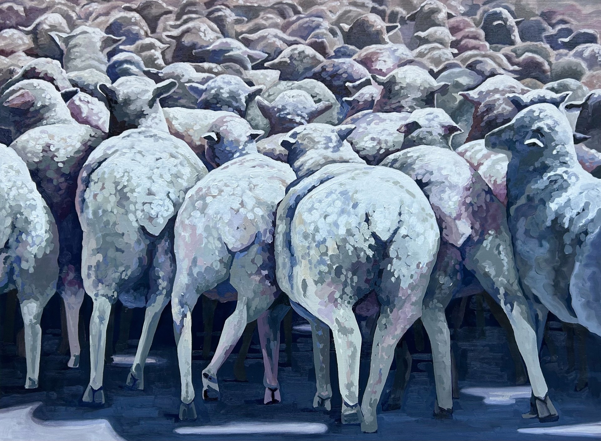 Sheep Festival II by Berkeley Hoerr