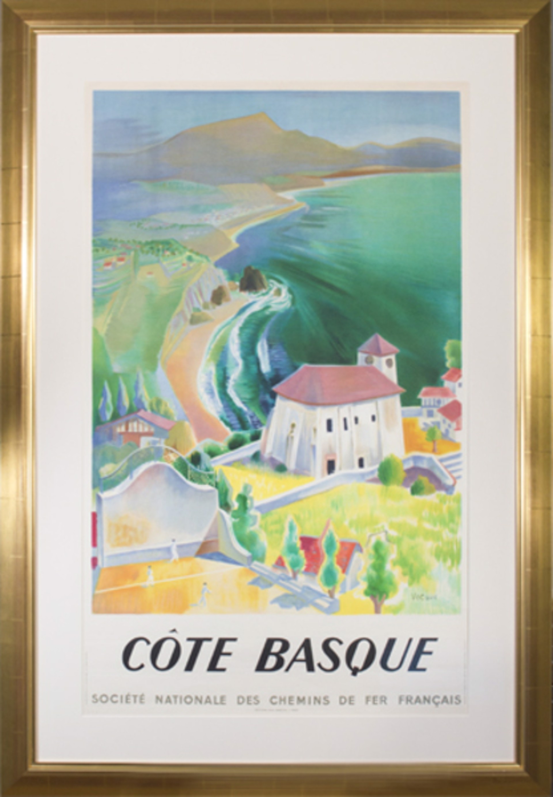 Cote Basque (Societe Nationale des Chemins de Fer Francais) by Vecoux