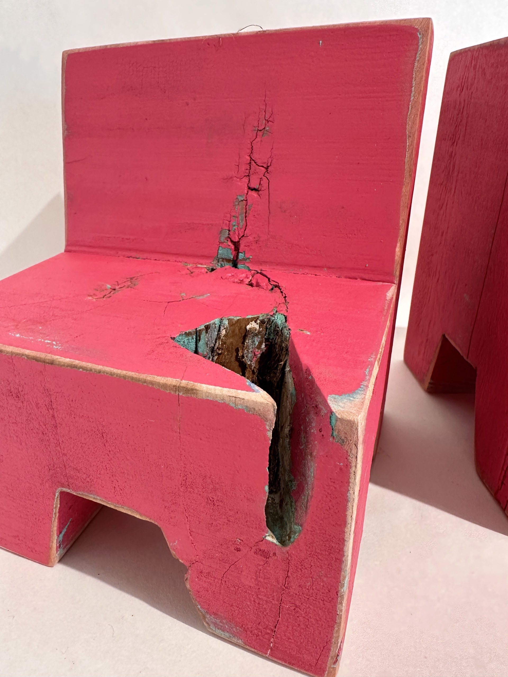 Chair Pair bookends by Ellie Richards