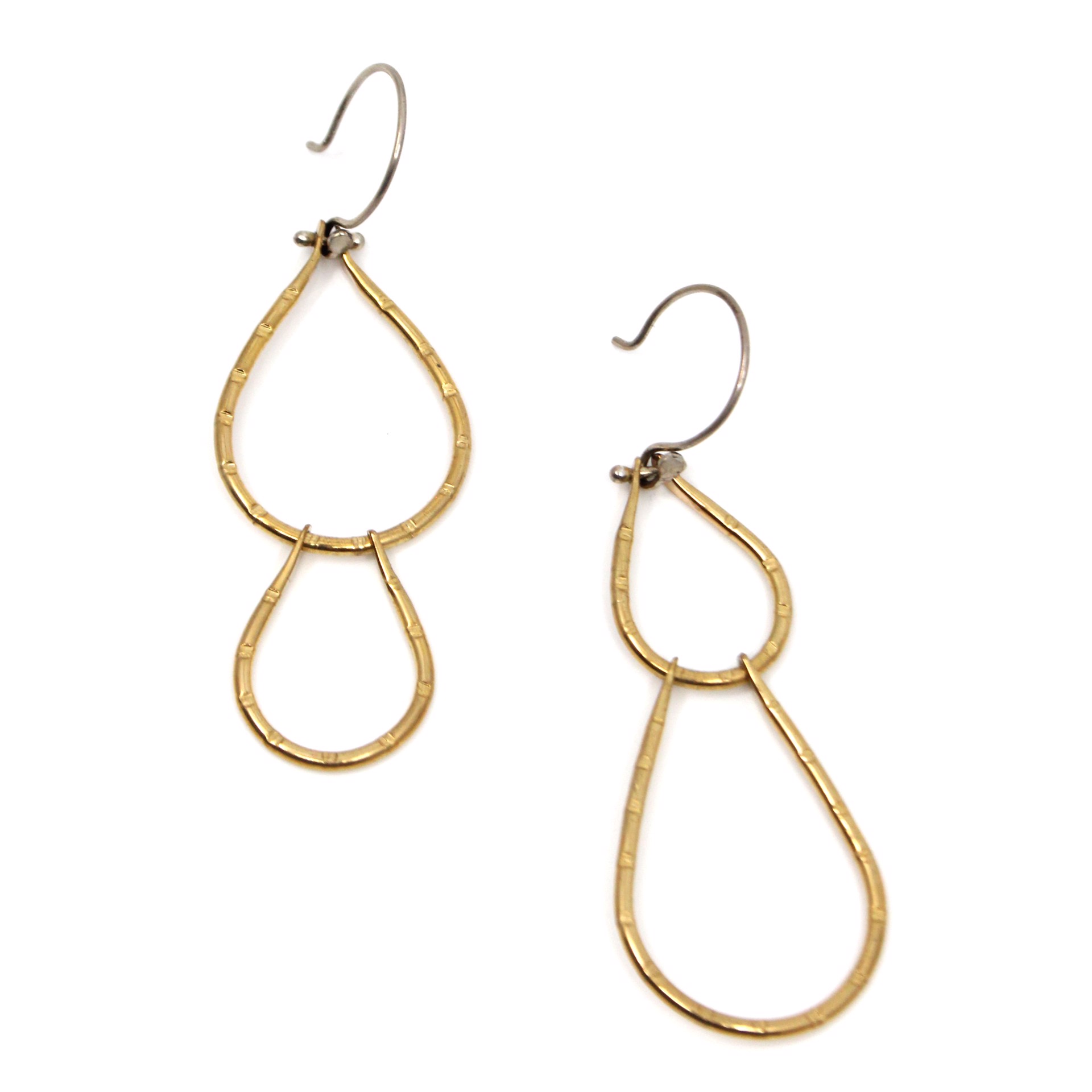 Asymmetrical Nopal Earrings by Clementine & Co. Jewelry